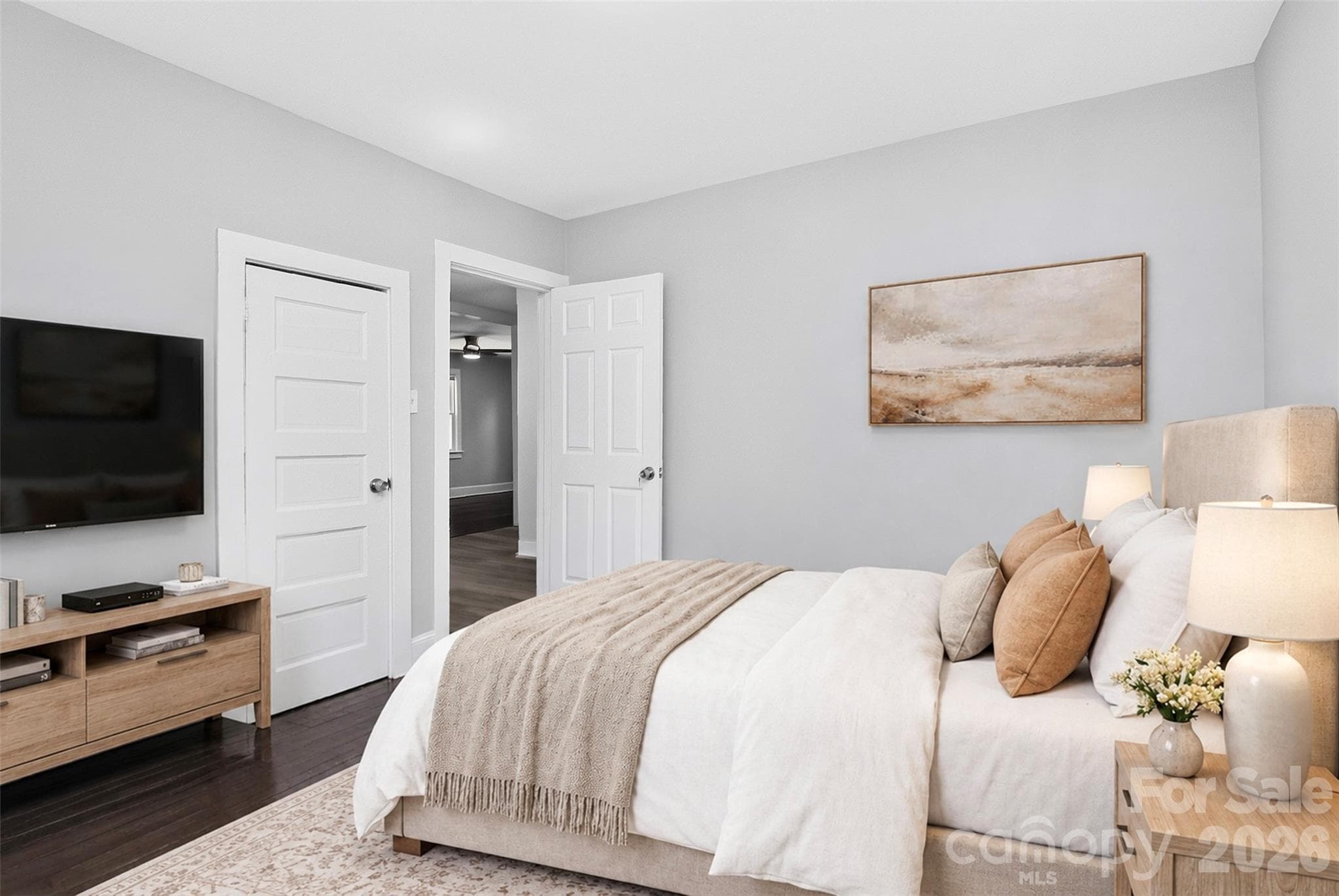 Bedroom 2 (Virtually Staged) - 2304 Kennesaw Drive, Charlotte