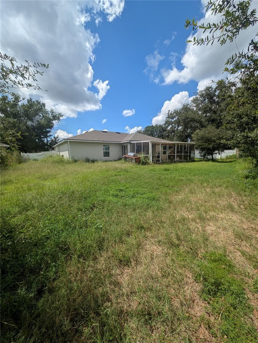 Backyard - 707 CARACARA CT, POINCIANA