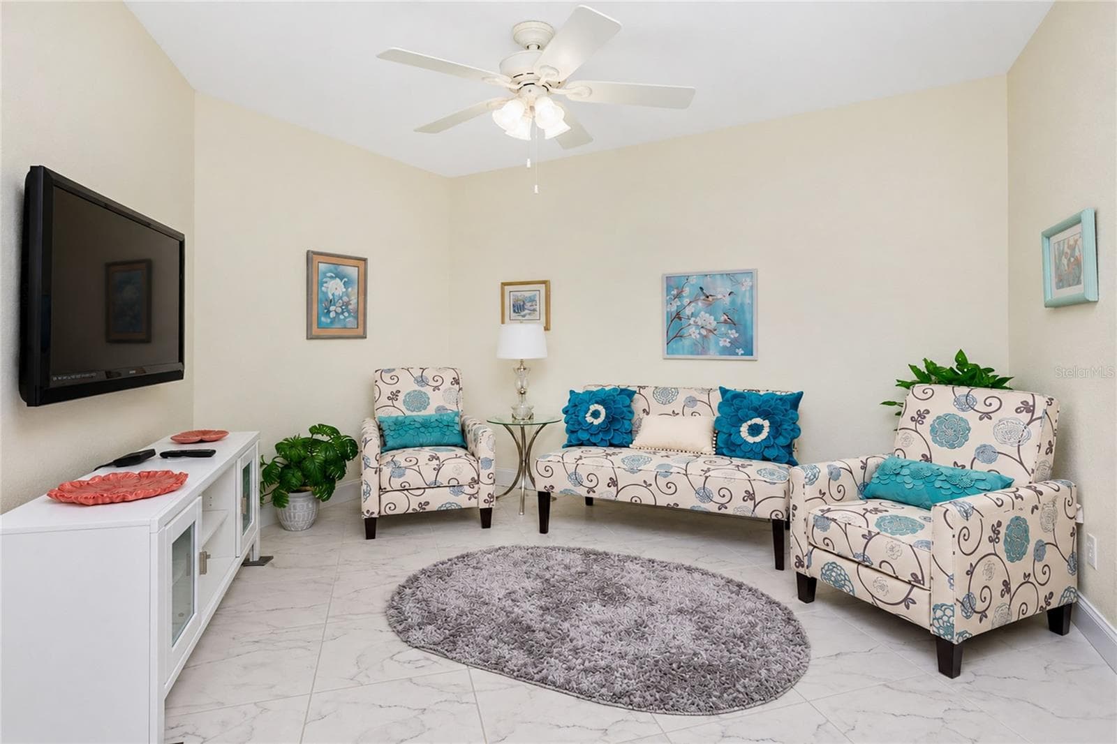 4TH BEDROOM BEING USED AS A DEN - 1601 PARK BEACH CIR #136/18, PUNTA GORDA