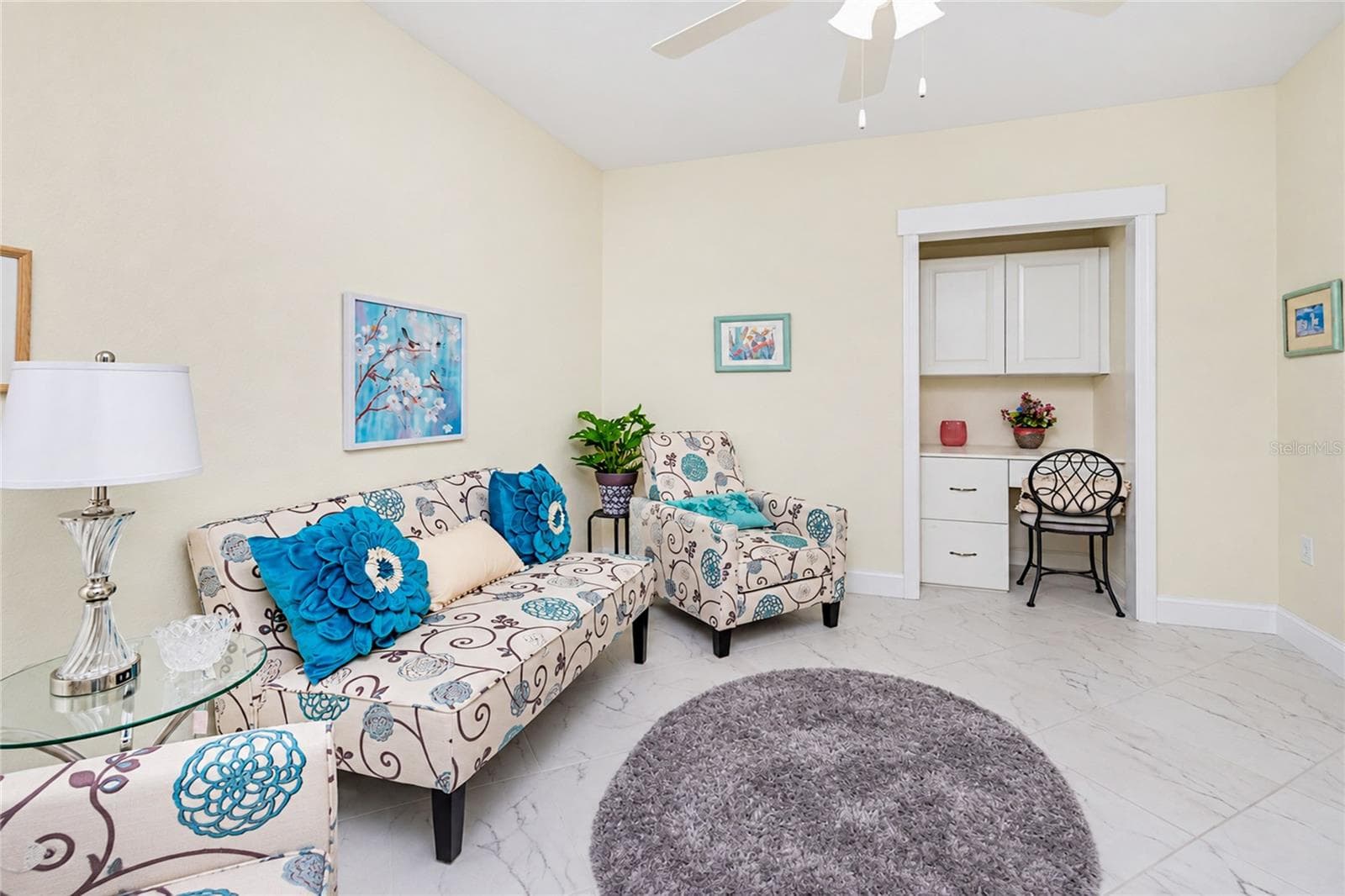 CLOSET CONVERTED TO A SMALL DESK AREA - 1601 PARK BEACH CIR #136/18, PUNTA GORDA