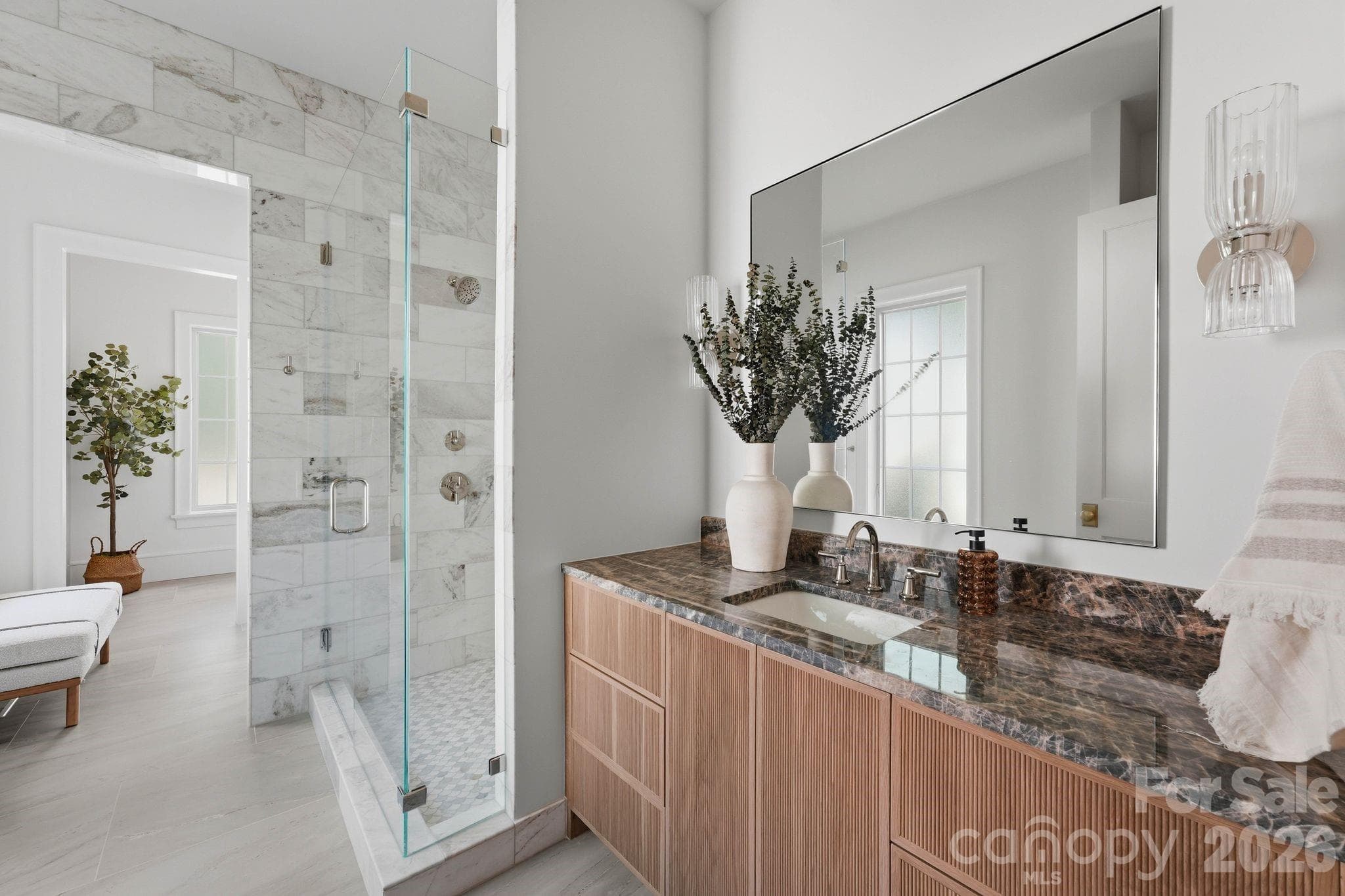 Primary Bath- Dual Vanities - 110 Hunter Lane, Charlotte