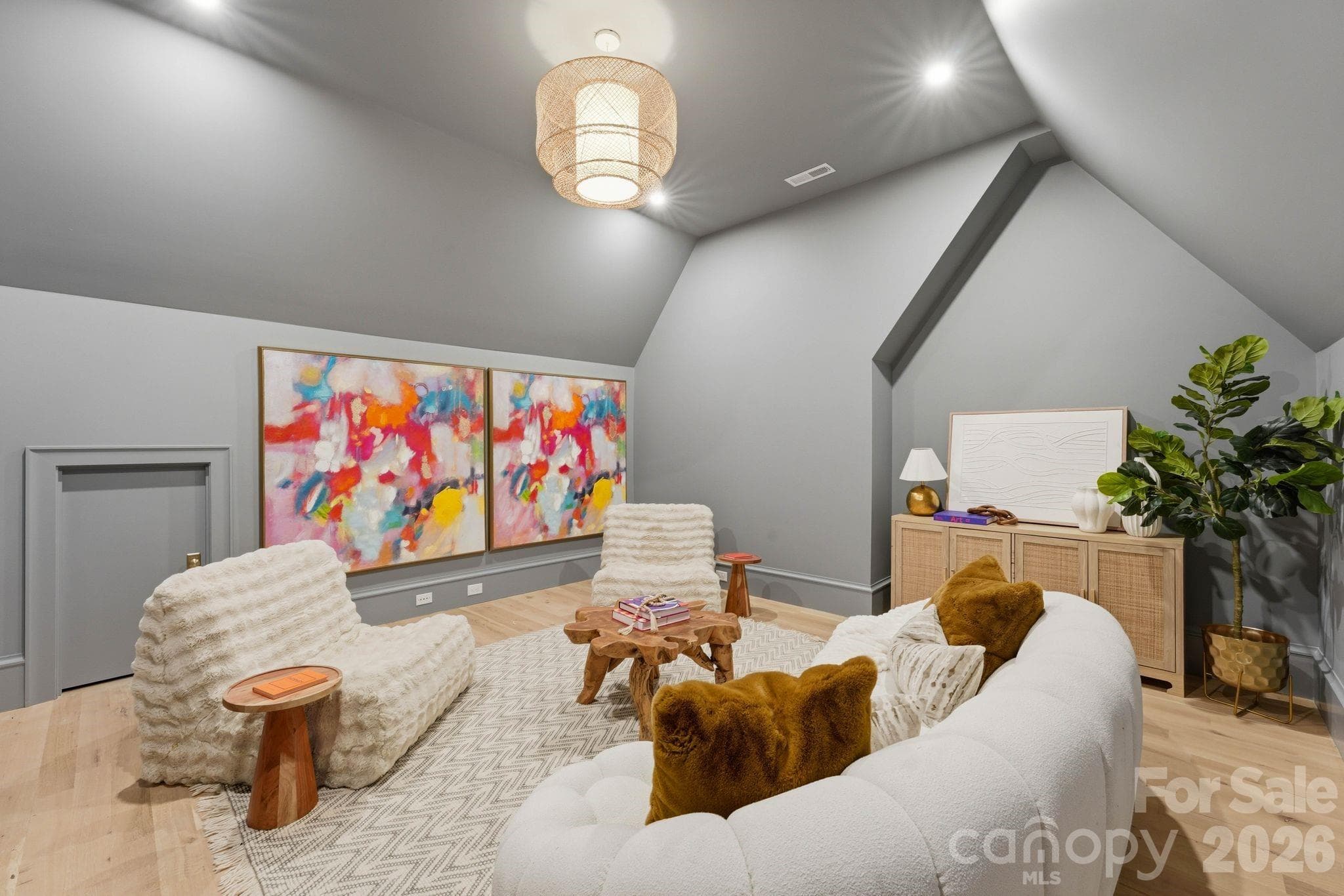Play Room (16'x17') Hardwood Floors &(2) storage areas - 110 Hunter Lane, Charlotte