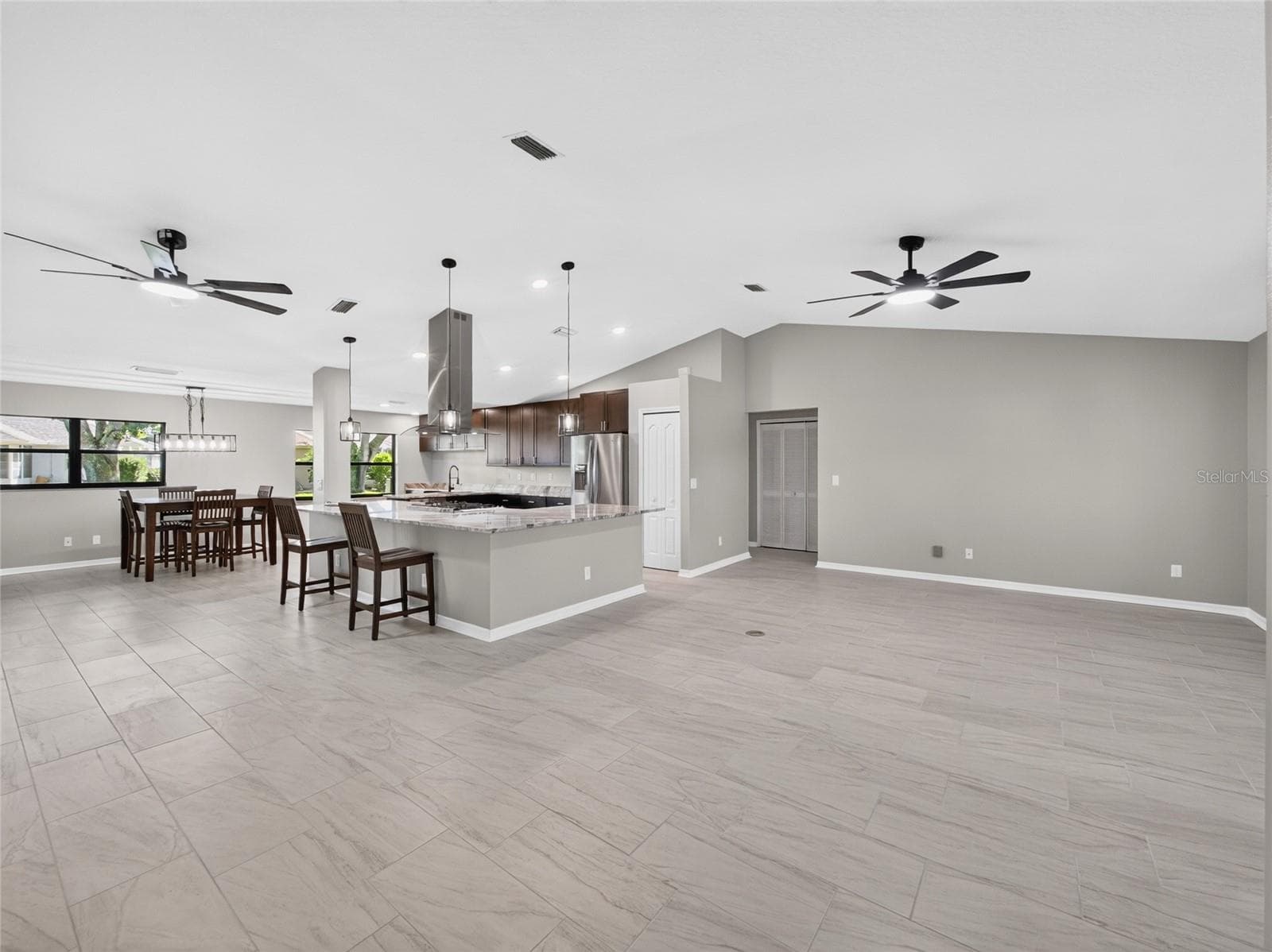 Open Floor Plan View from Great Room to Dinette - 21506 QUEEN ANNE CT, LEESBURG