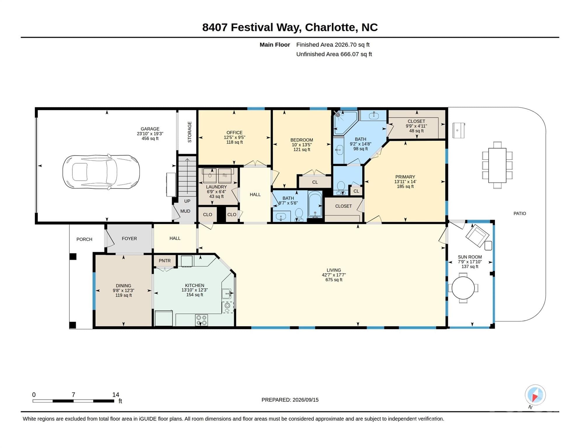 Main Floor - 8407 Festival Way, Charlotte