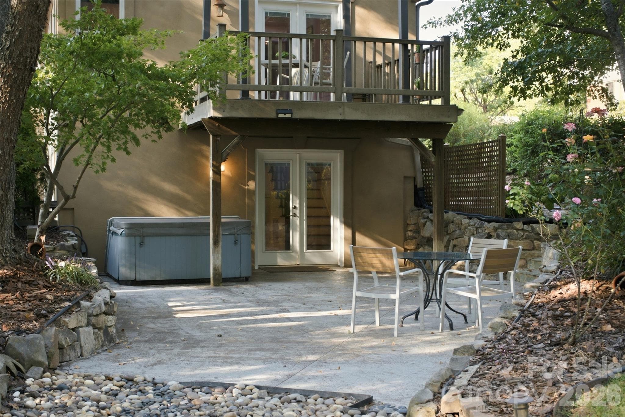 Back Patio, hot tub - 21034 Cornelius Street, Cornelius