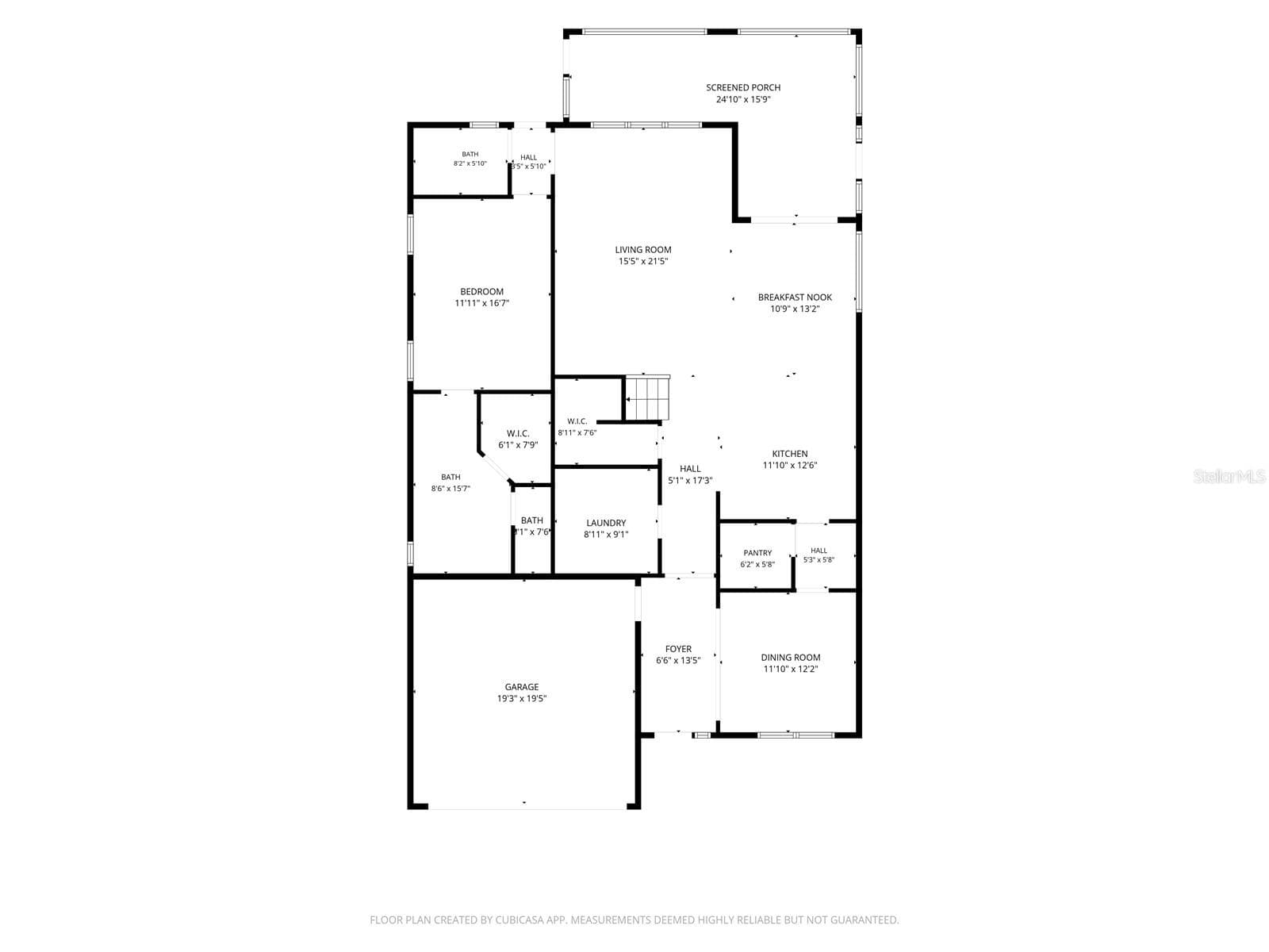 First Level Layout - 10702 PLEASANT KNOLL DR, TAMPA