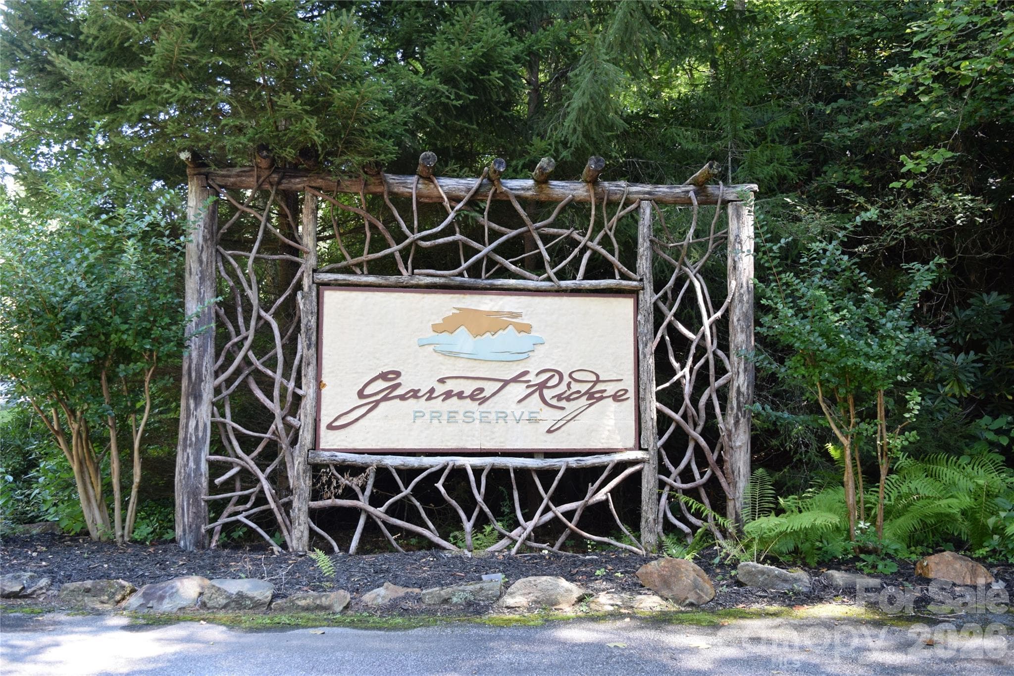 Sign prior to gate - TBD Preservation Trail, Sylva
