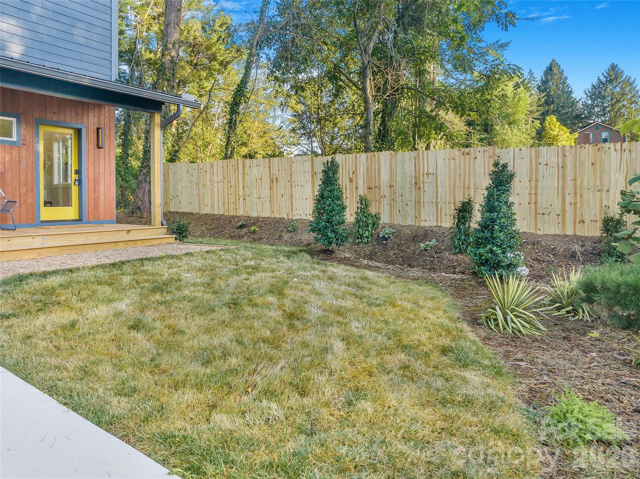Privacy Fence + Landscaping - Asheville