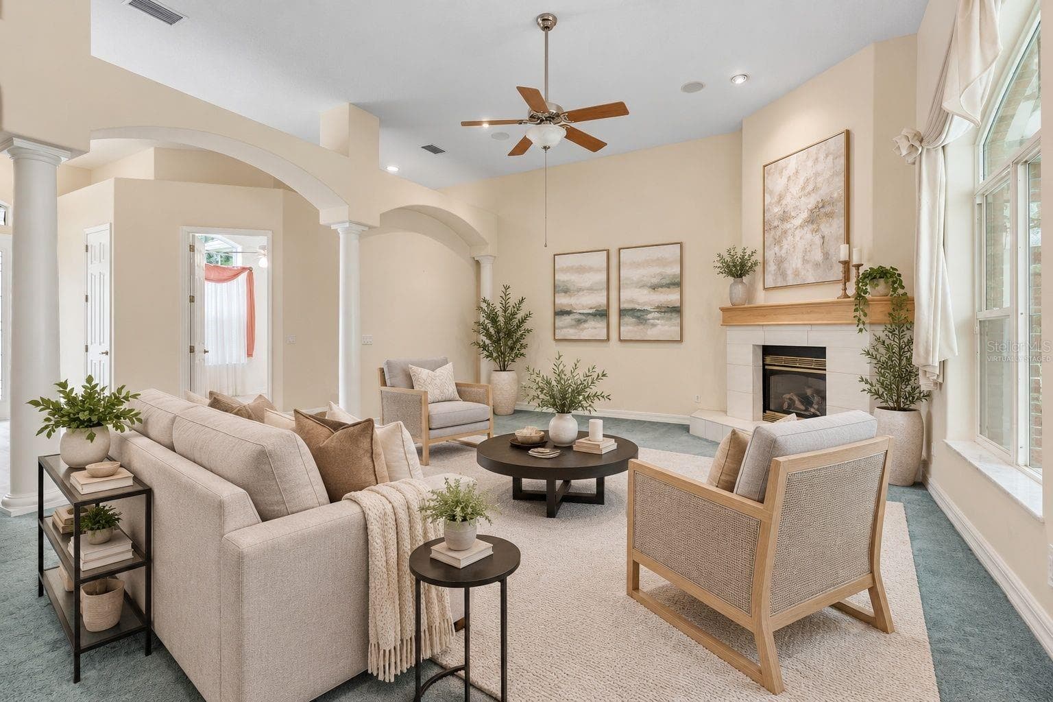 Virtually Staged - 47 CAMBRIDGE TRCE, ORMOND BEACH
