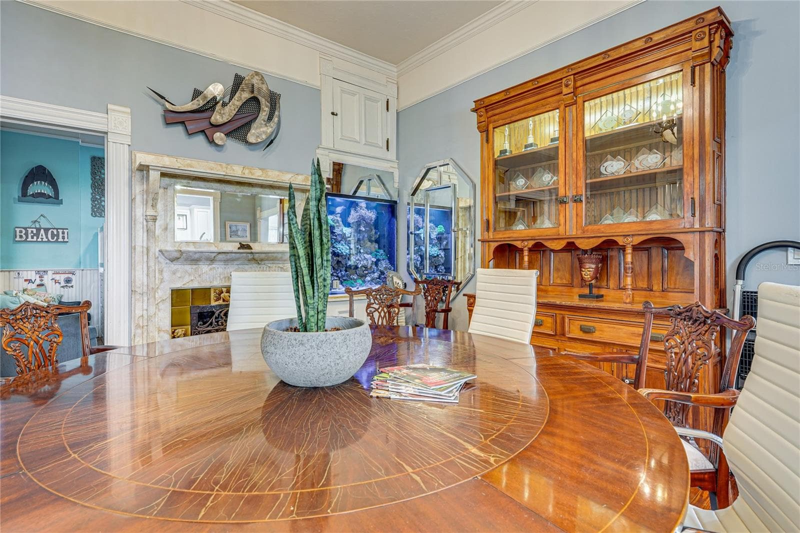 Formal Dining Room and Built-In Cabinetry - 743 E FORT KING ST, OCALA