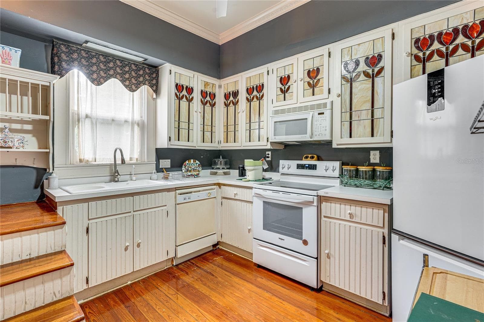 Second Kitchen with Stained Glass Cabinetry - 743 E FORT KING ST, OCALA