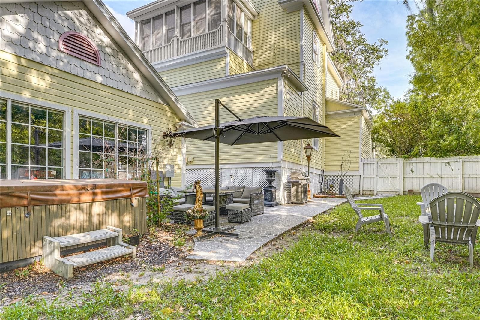 Rear Patio and Side Exterior - 743 E FORT KING ST, OCALA