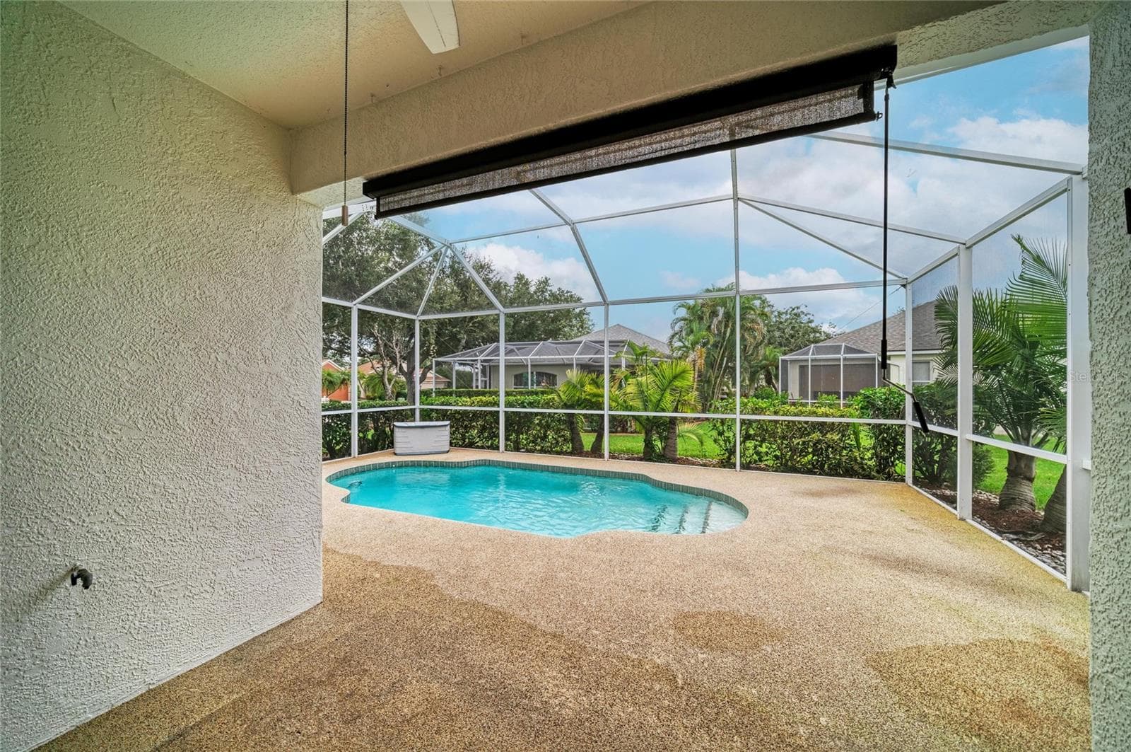 Nice covered space of the lanai - 1101 CANE MILL LN, BRADENTON
