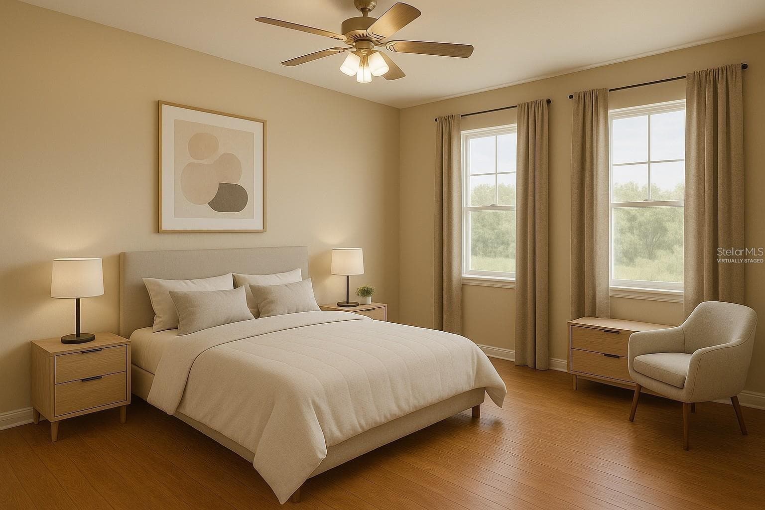 Primary Bedroom (virtually staged) - 2130 BROADWAY VIEW AVE, BRANDON