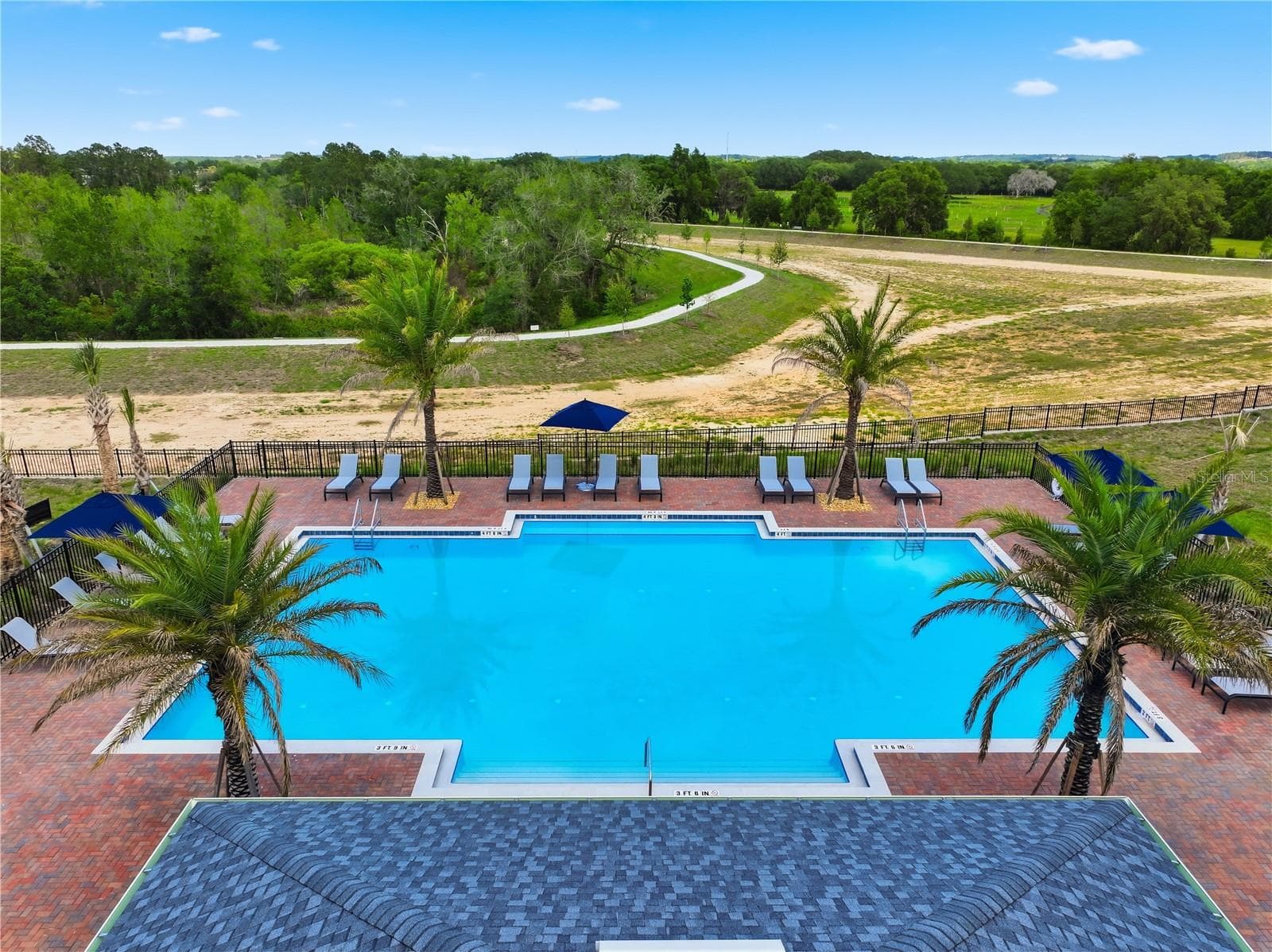 Rainwood Community Pool (Aerial View) - 209 LONG WAVE WAY, GROVELAND