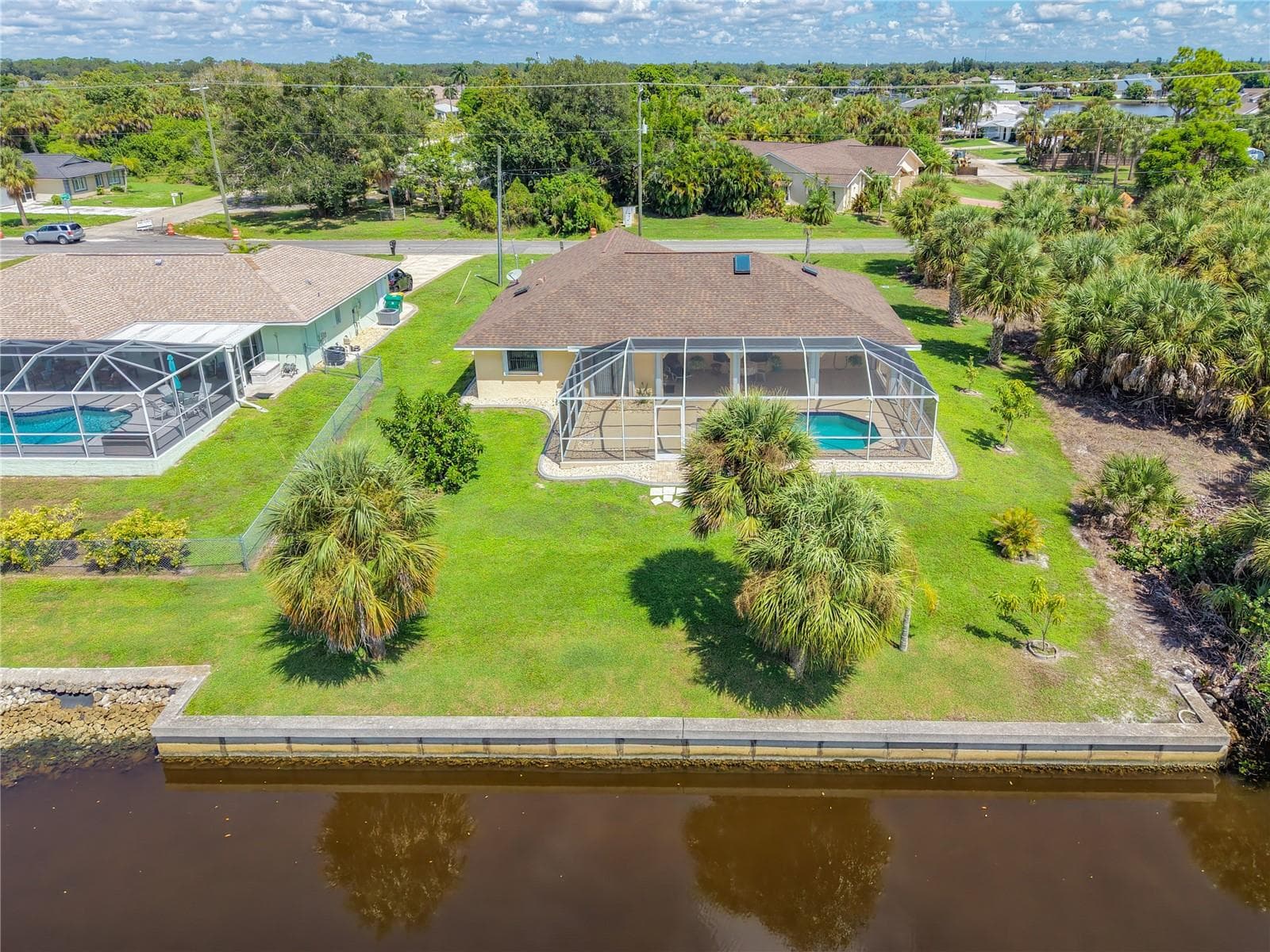 See The Concrete Seawall? - 18473 OHARA DR, PORT CHARLOTTE