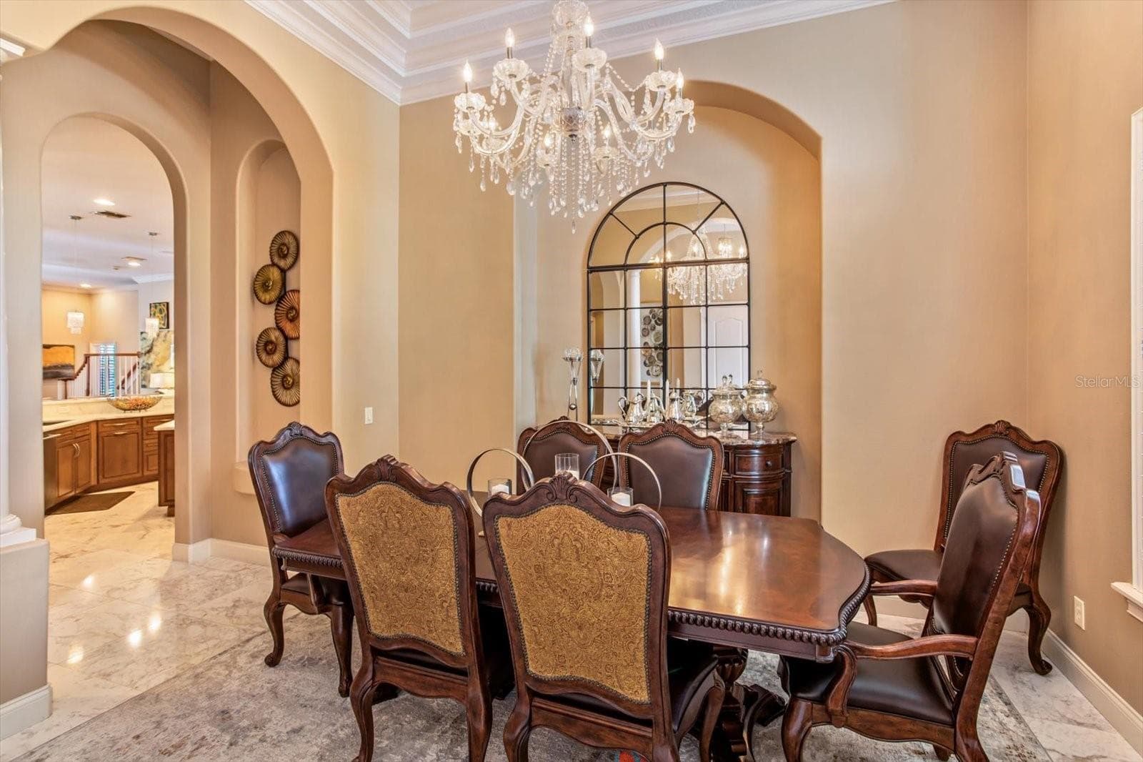 Formal Dining Room with View to Kitchen - 1220 PRESTIGE PT, OVIEDO