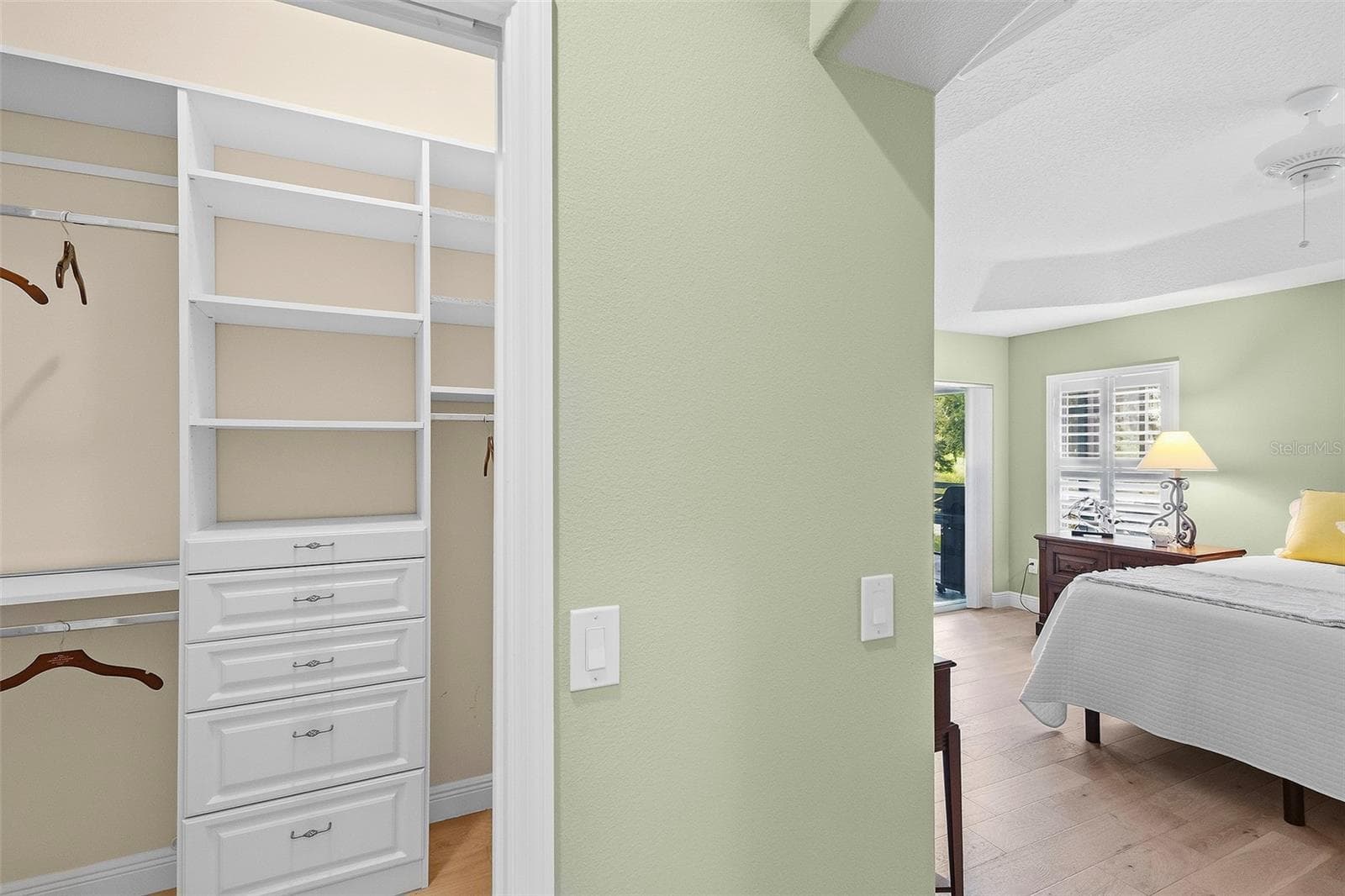primary custom closet 2 - 1757 PENNECAMP DR, THE VILLAGES