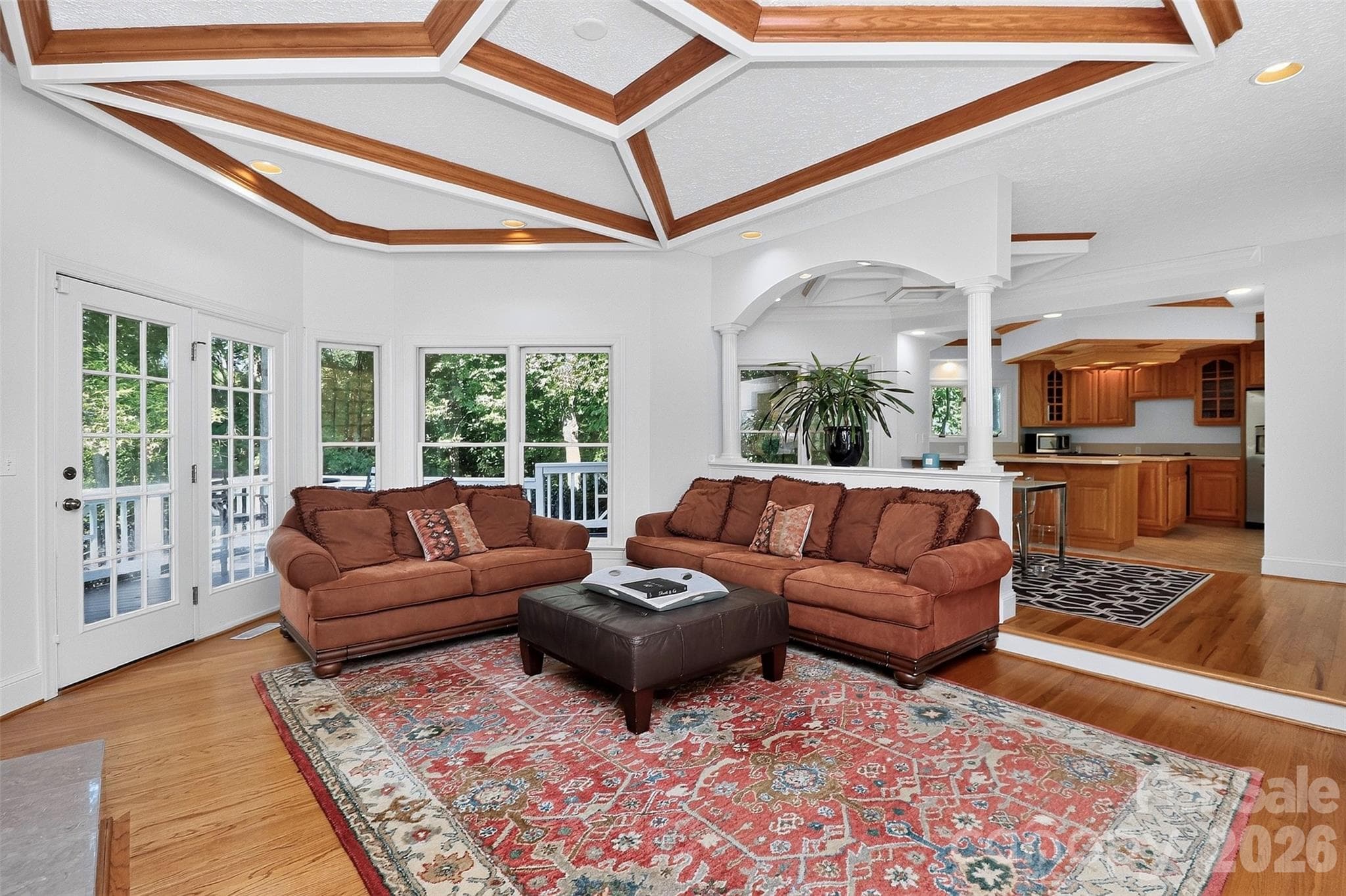 Pool house den - 1901 Cortelyou Road, Charlotte
