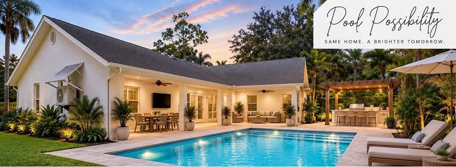 THERE ARE AI MODIFIED IMAGES SHOWING VIRTUAL STAGING OF THE POTENTIAL OF THE PROPERTY. - 6857 IDLEWILD ST, FORT MYERS