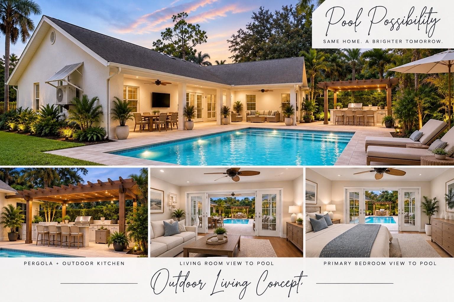 THERE ARE AI MODIFIED IMAGES SHOWING VIRTUAL STAGING OF THE POTENTIAL OF THE PROPERTY. - 6857 IDLEWILD ST, FORT MYERS