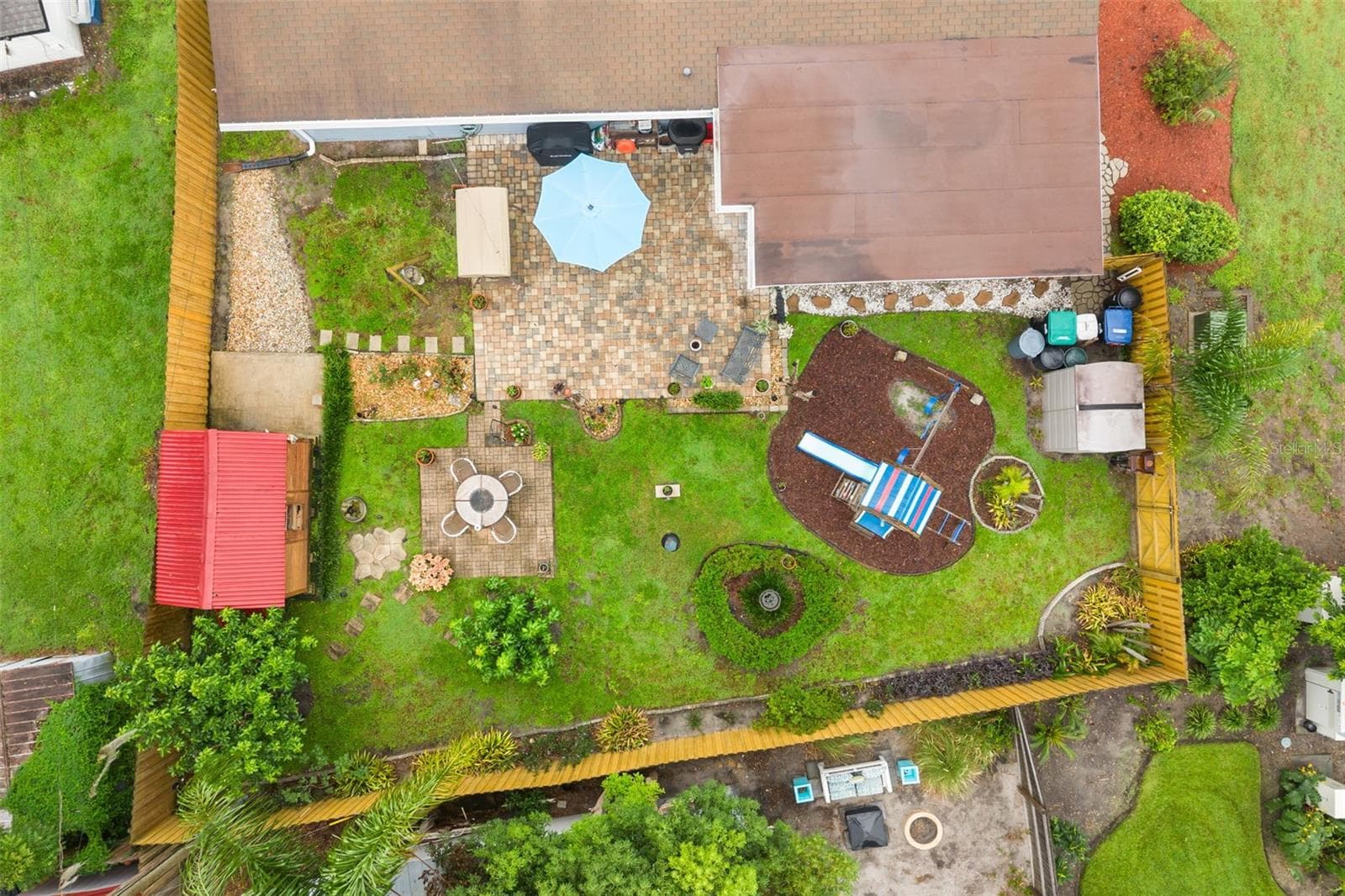 Backyard. - 4511 LONGWORTH DR, ORLANDO