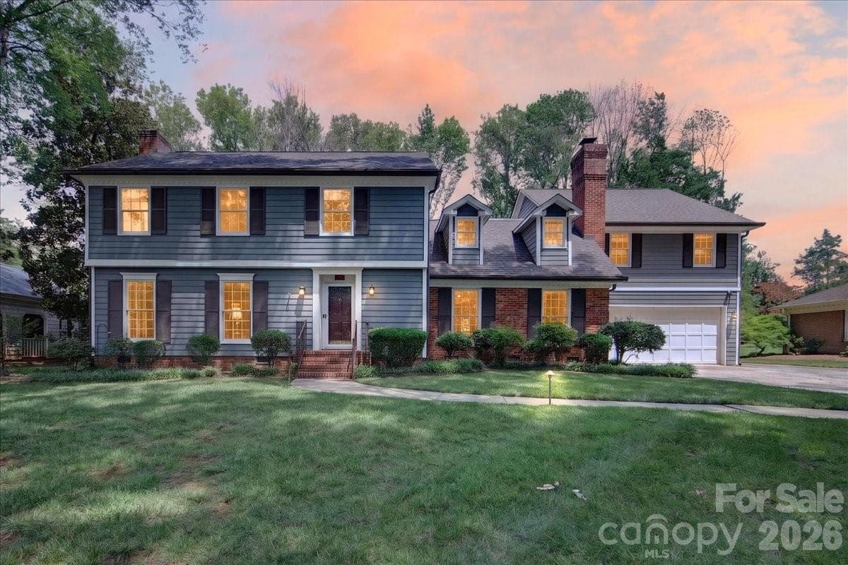 Charming Colonial Architecture - 4509 Mullens Ford Road, Charlotte