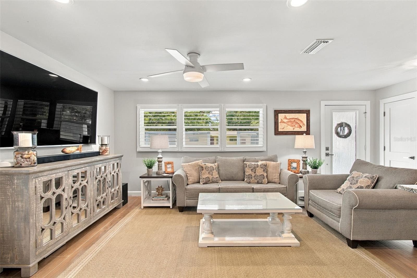 Hurricane Impact Windows with custom wood shutters throughout this gorgeous home! - 4501 TRASK ST, TAMPA