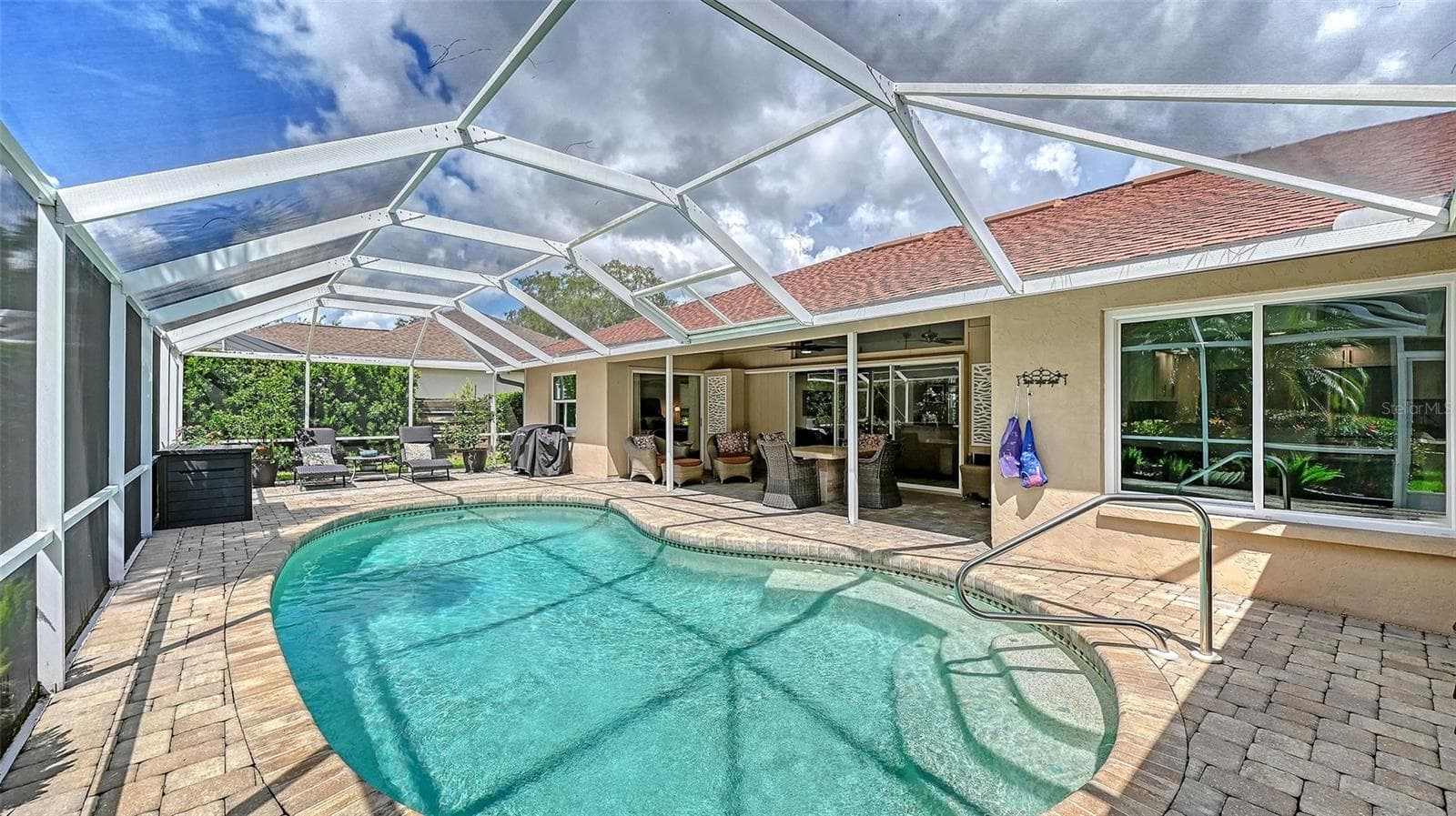 Extra large pool enclosure - 5220 SUNNYDALE CIR S, SARASOTA