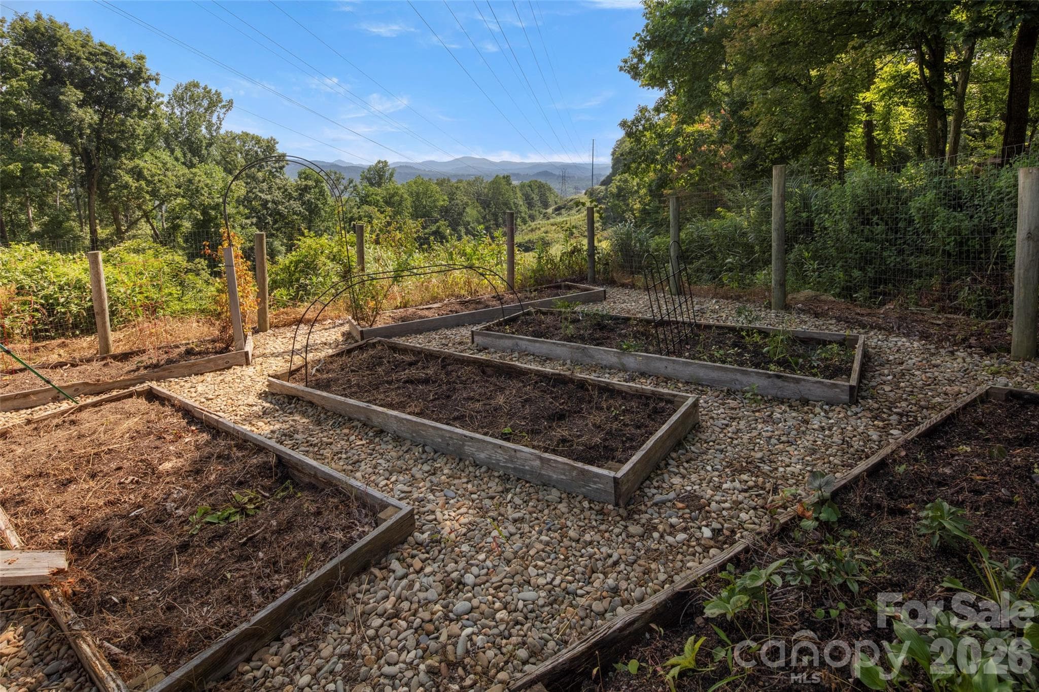Raised garden beds - 349 View Rock Lane, Hendersonville