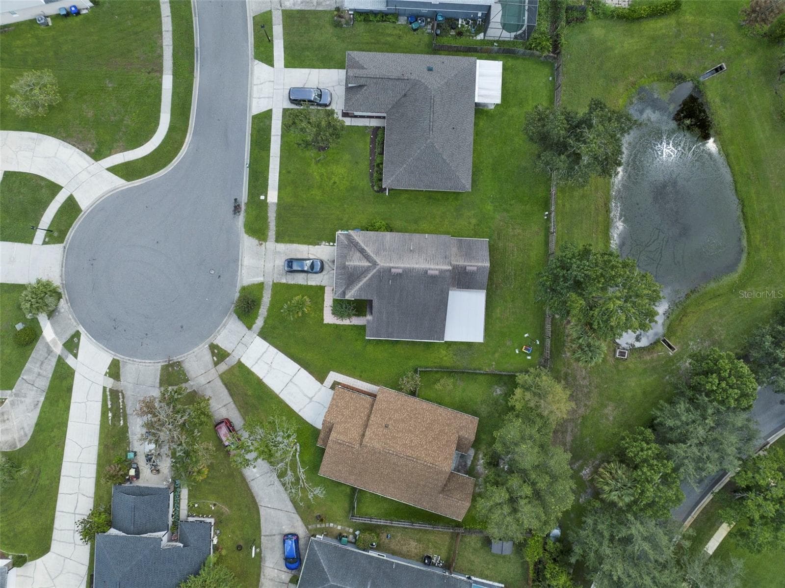 Aerial view of the home - 713 MEADOWSIDE CT, ORLANDO