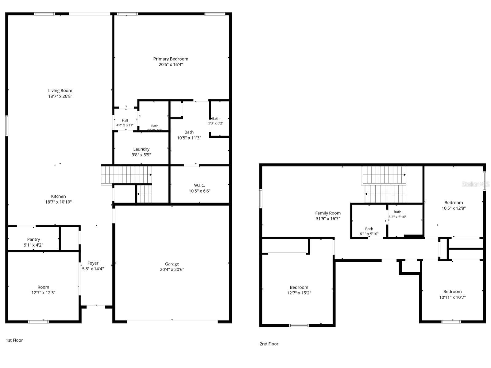 Floor plan - 5061 WHITE CHICORY DR, APOLLO BEACH