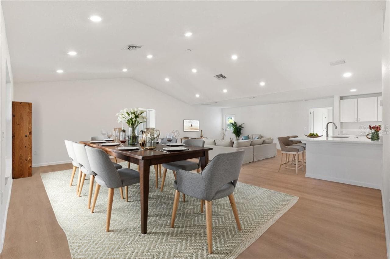 VIRTUALLY STAGED LIVING/DINING AREA - 11041 SE 174TH LOOP, SUMMERFIELD