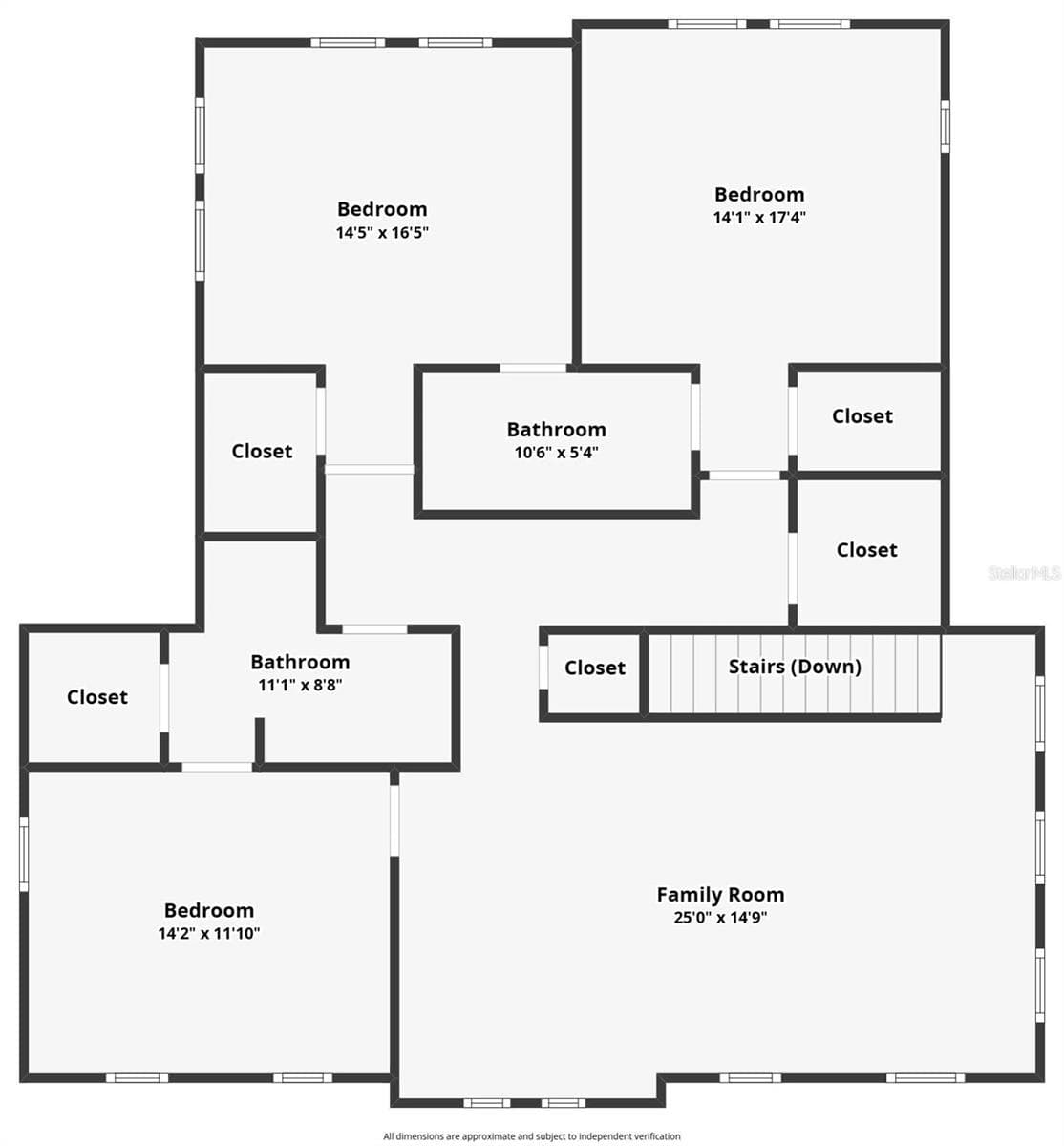 FLOOR PLAN, 2ND STORY MAIN HOUSE - 907 CELADON ST, WINTER GARDEN