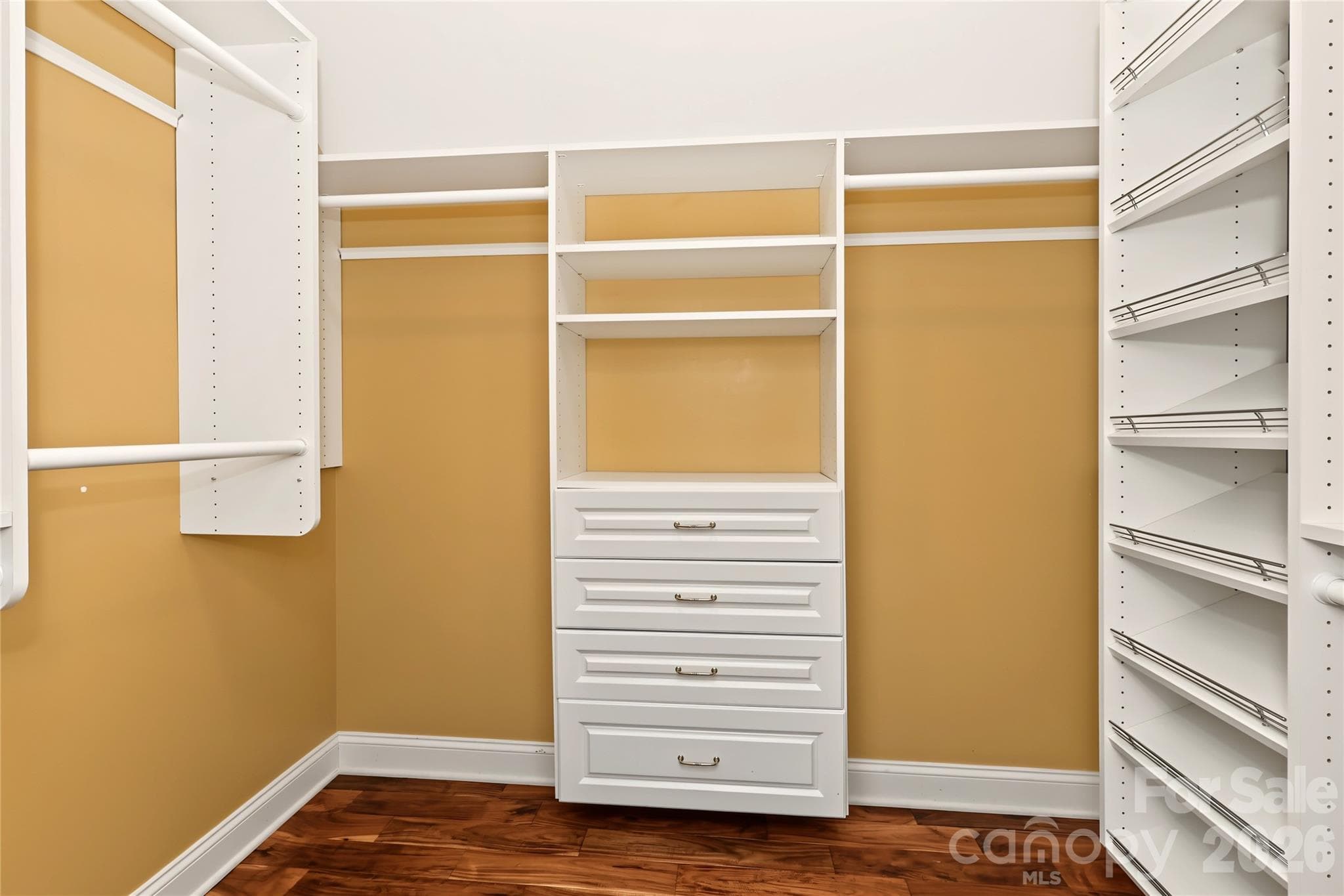 One of 2 closets in the Primary Suite - 4934 Spalding Place, Charlotte