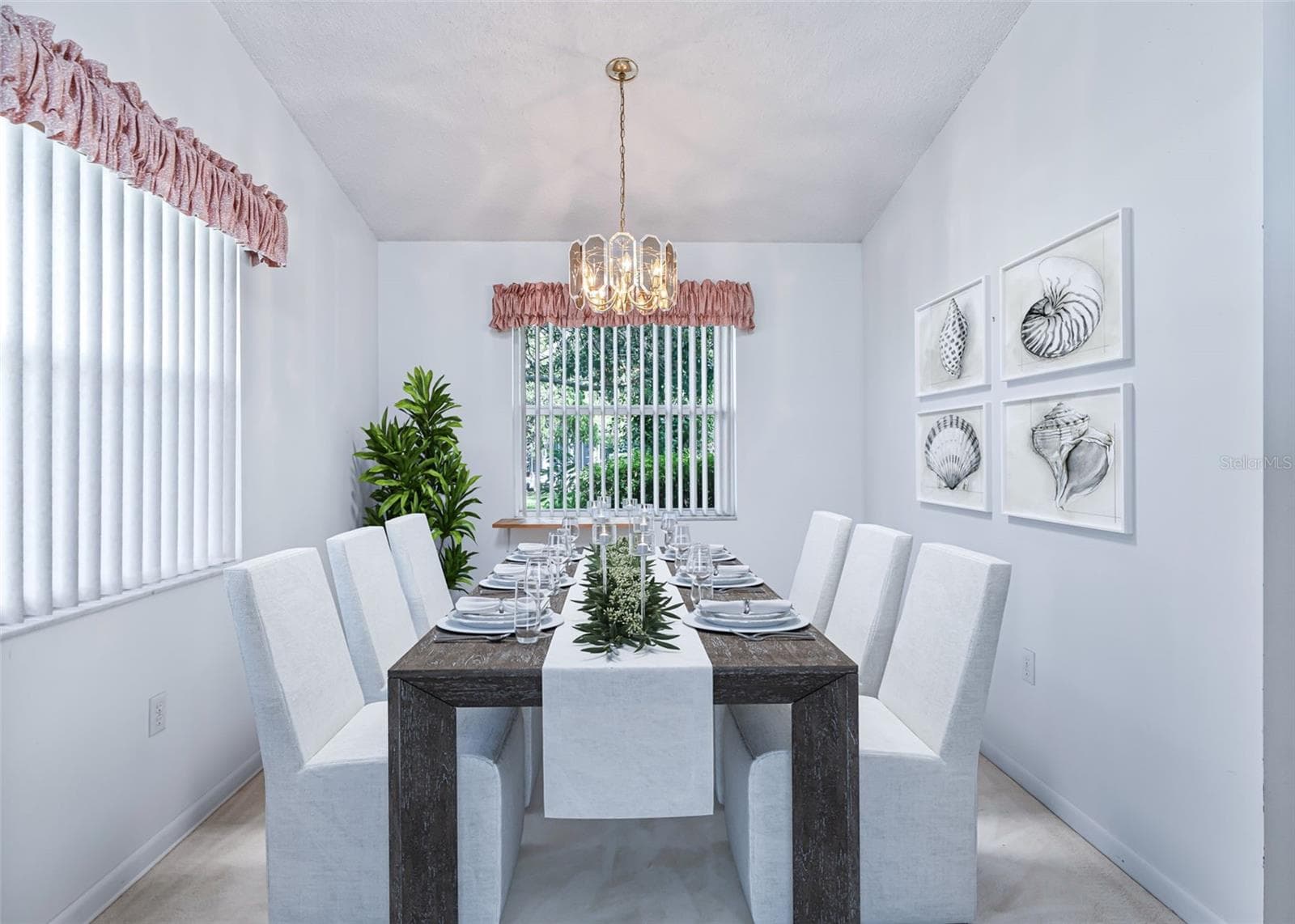 staged dining room - 2311 BONNIE VIEW CT, LEESBURG