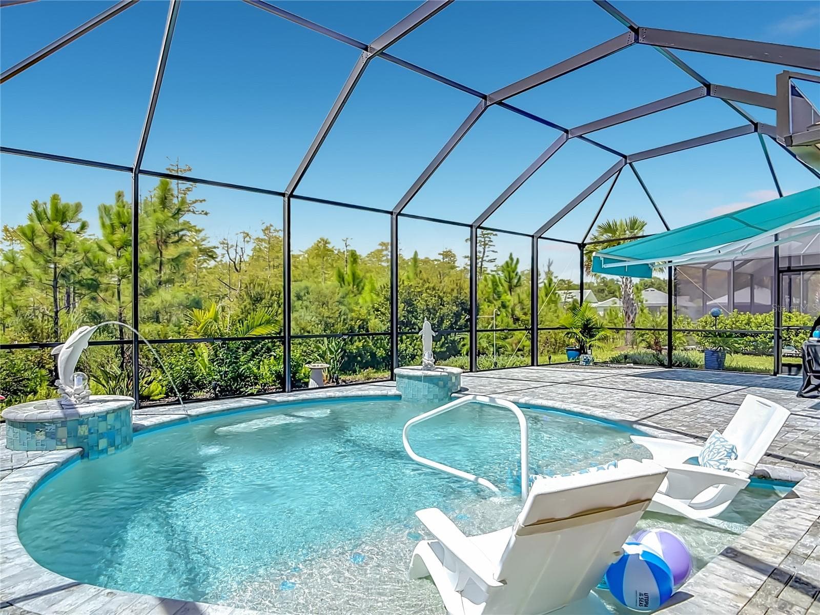 Pool - 213 BLUE STARFISH PL, DAYTONA BEACH