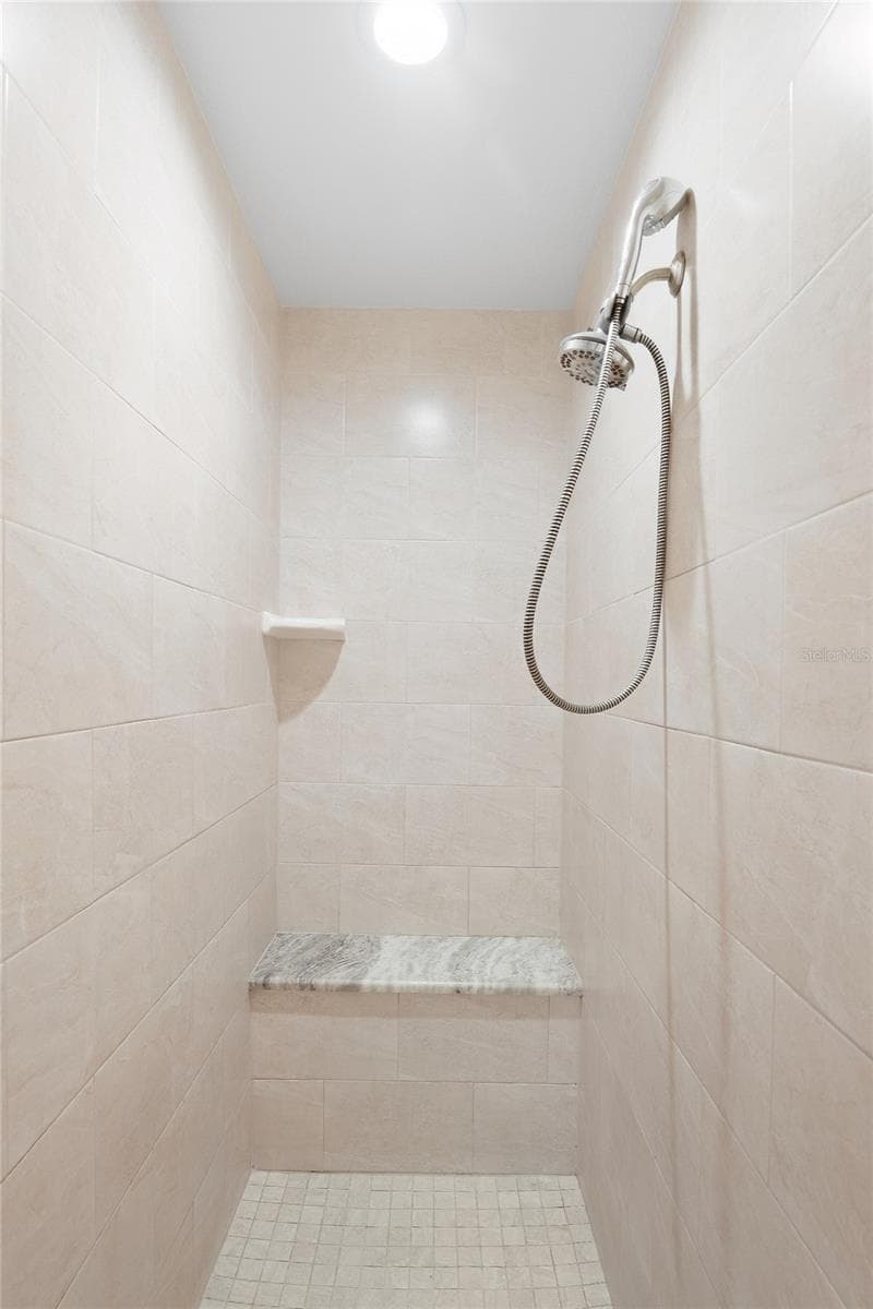 Primary walk-in shower - 2580 VOGLER LN, NORTH PORT