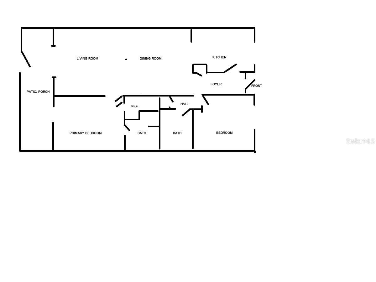 floor plan - 4435 1ST ST NE #111, ST PETERSBURG