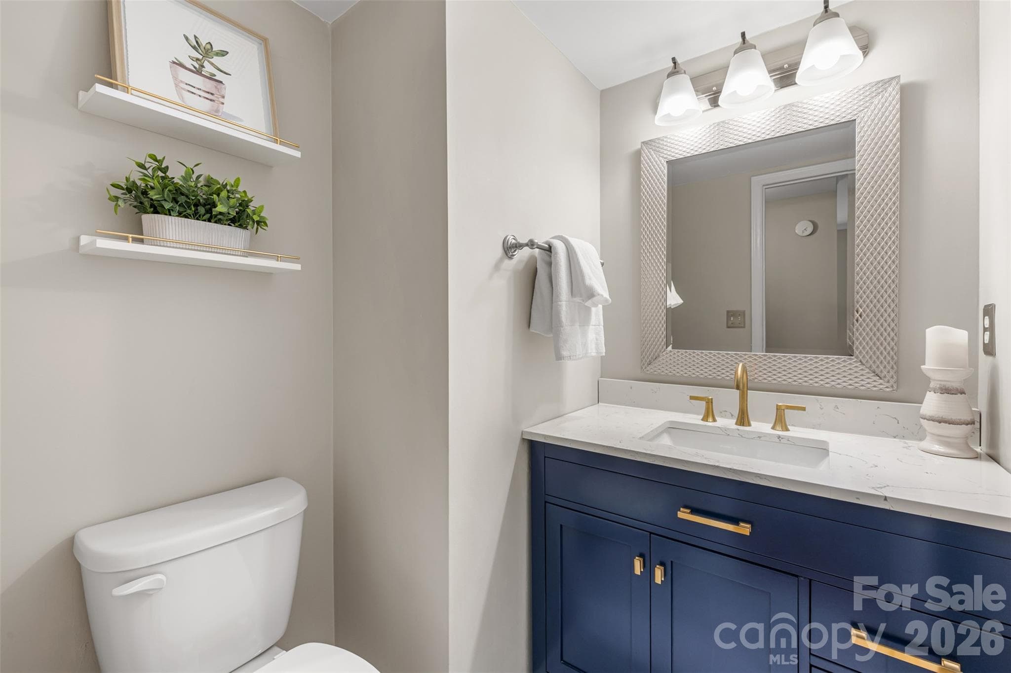downstairs hald bath - 6818 Millingden Court, Charlotte