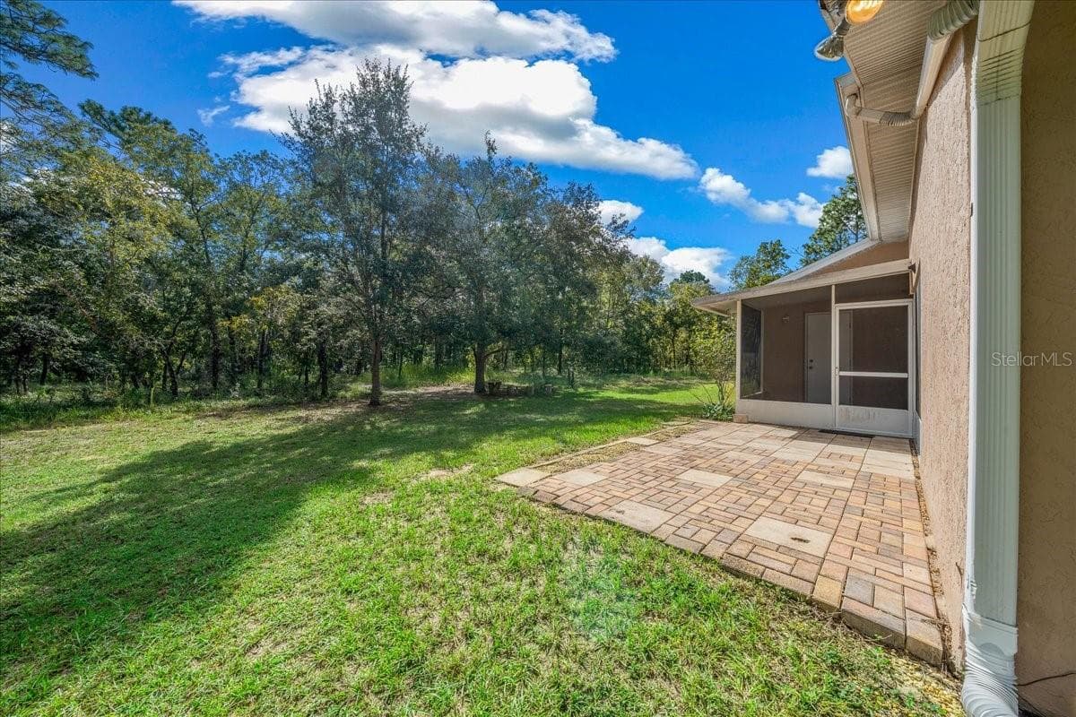 Open back patio - 8479 SW 134TH AVE, DUNNELLON