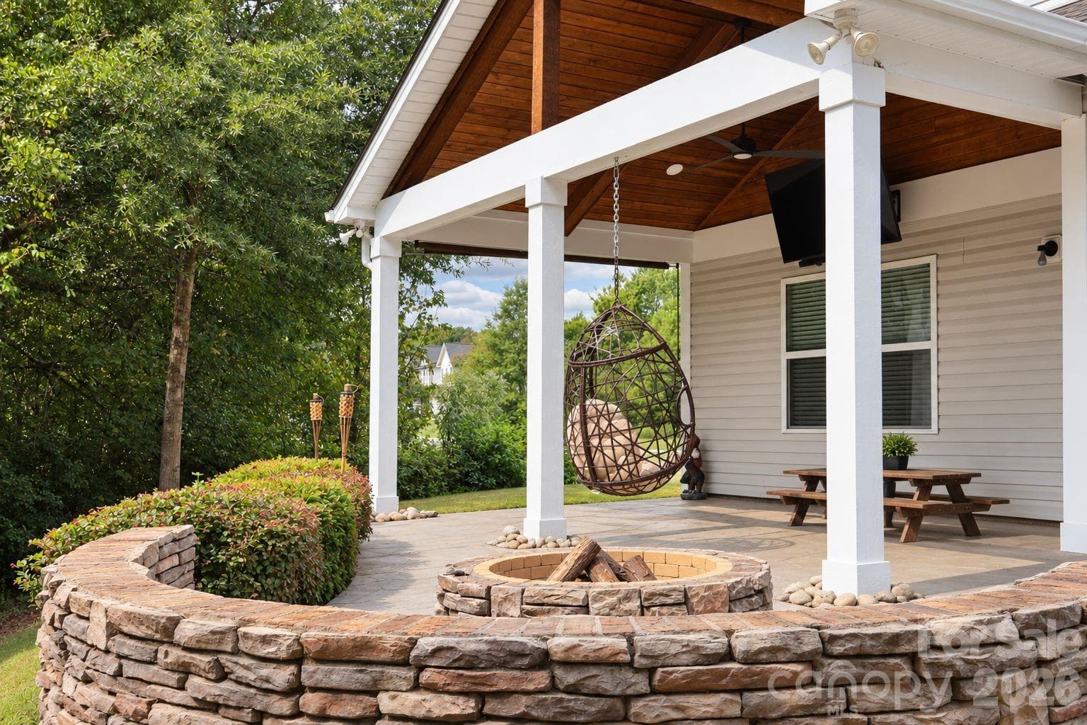 back patio - 4679 Yarrow Street, Rock Hill