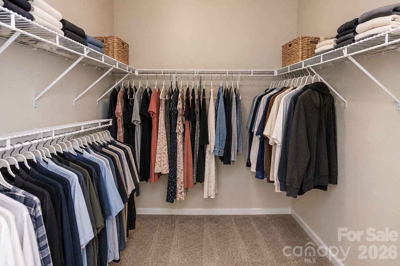 primary walk in closet - 4679 Yarrow Street, Rock Hill