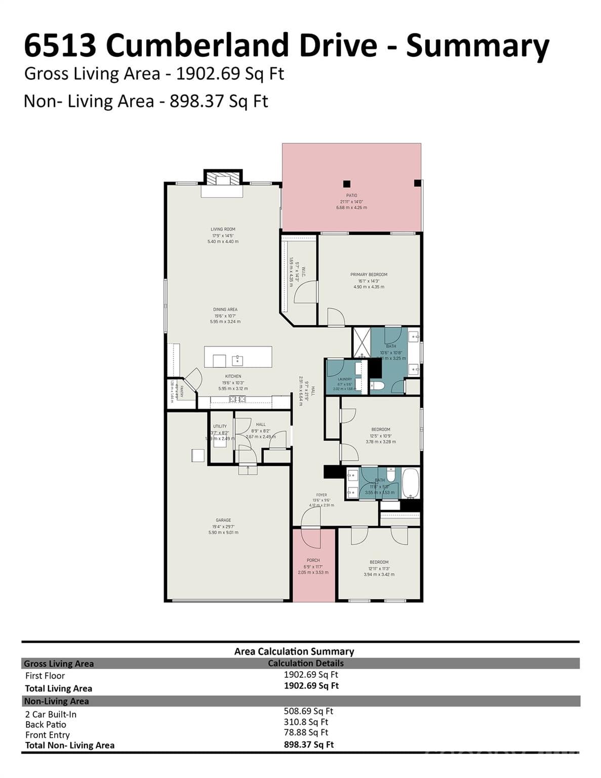 Floor Plan - 6513 Cumberland Drive, Harrisburg