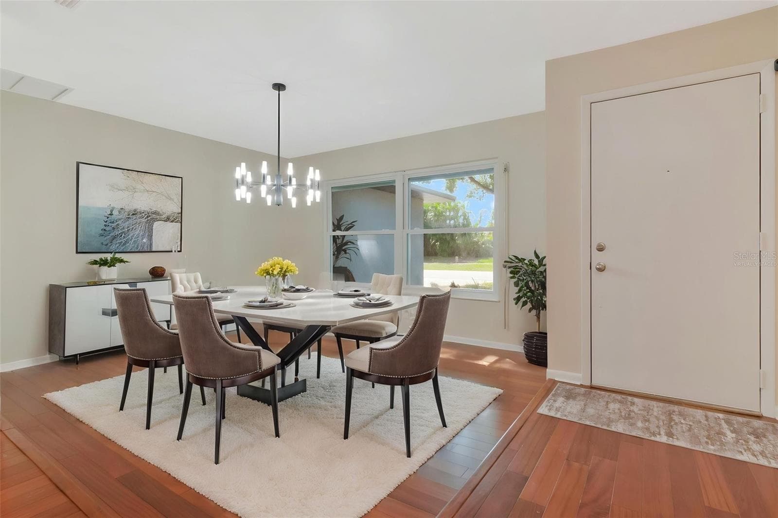 Dining Room Virtually Staged - 1967 BECKETT LAKE DR, CLEARWATER