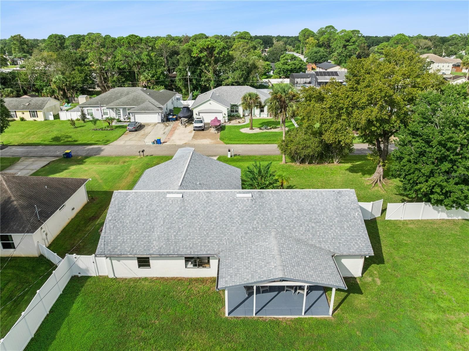 Aerial View - 3211 TRAVELERS PALM DR, EDGEWATER