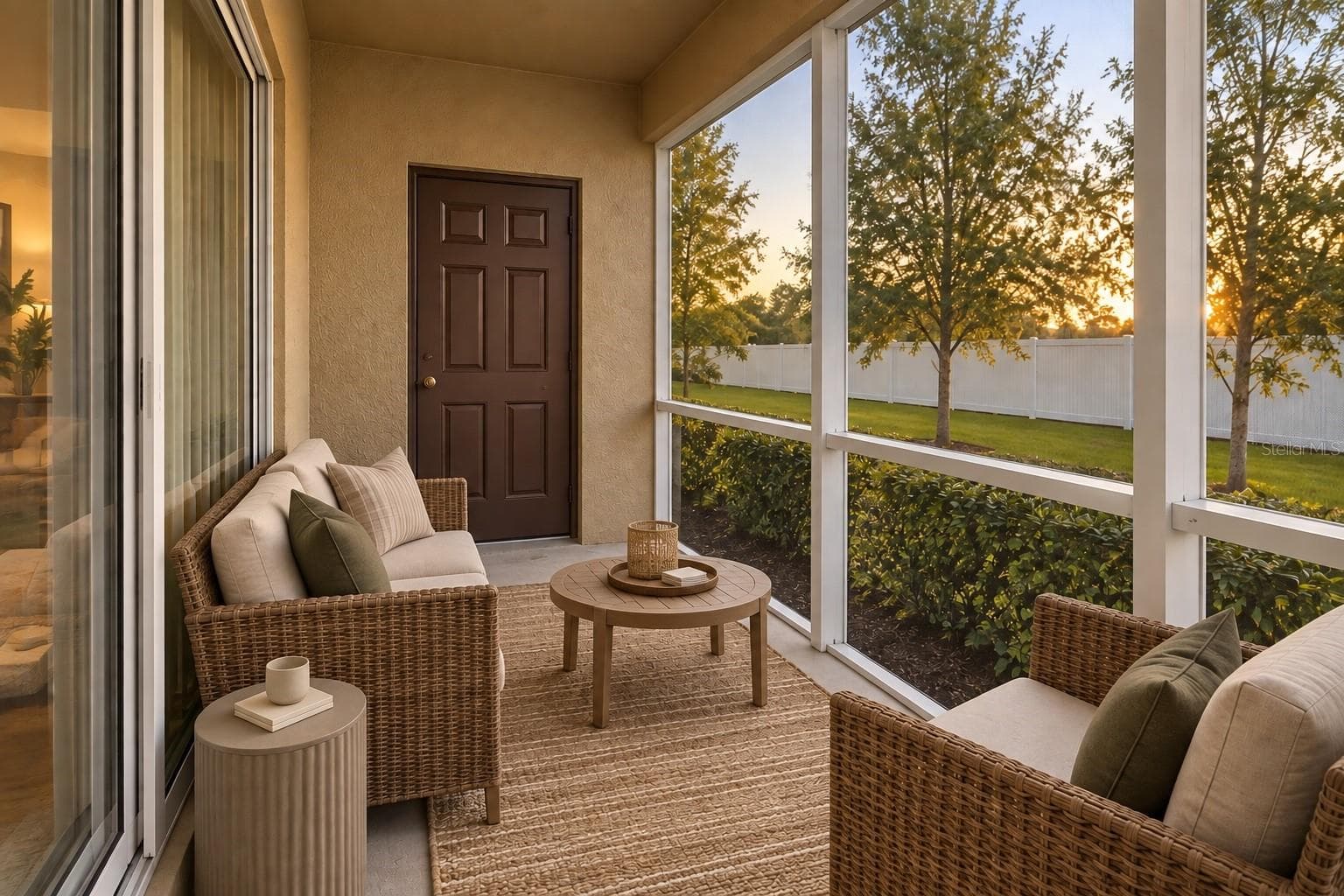 Patio with a screen - 31147 CLARIDGE PL, WESLEY CHAPEL