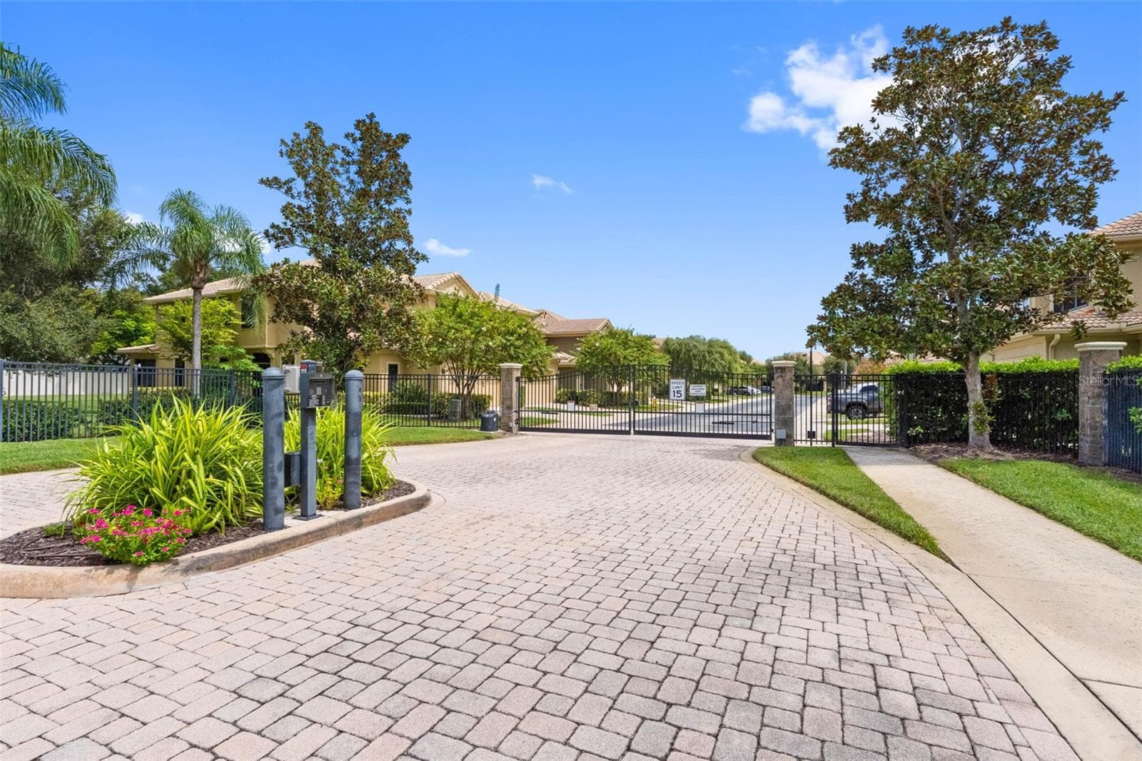 Gated community entrance off of Arcadia Lane - 7949 TASSO CT, SEMINOLE