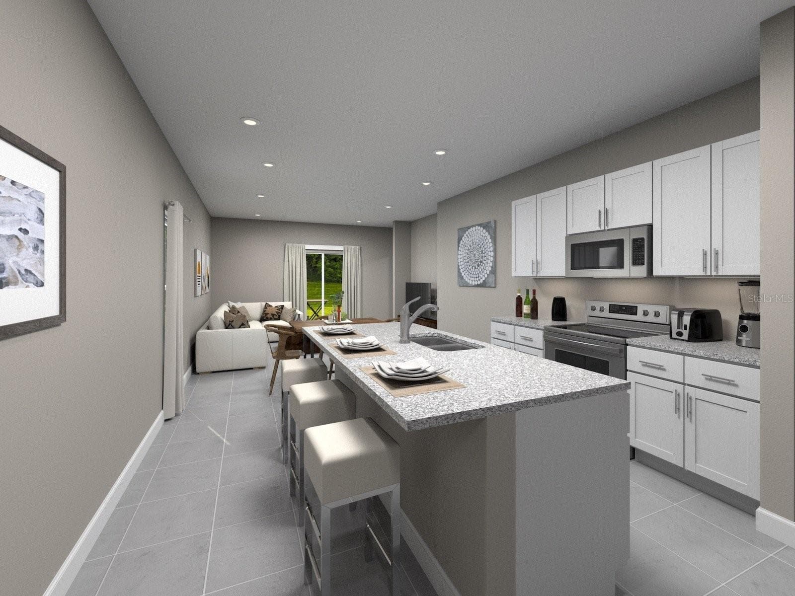 Photo is not of the actual home, but is an inspirational photo of builder’s model home and may depict options, furnishings, and/or decorator features that are not included. - 3804 MOSCATO DR, BROOKSVILLE