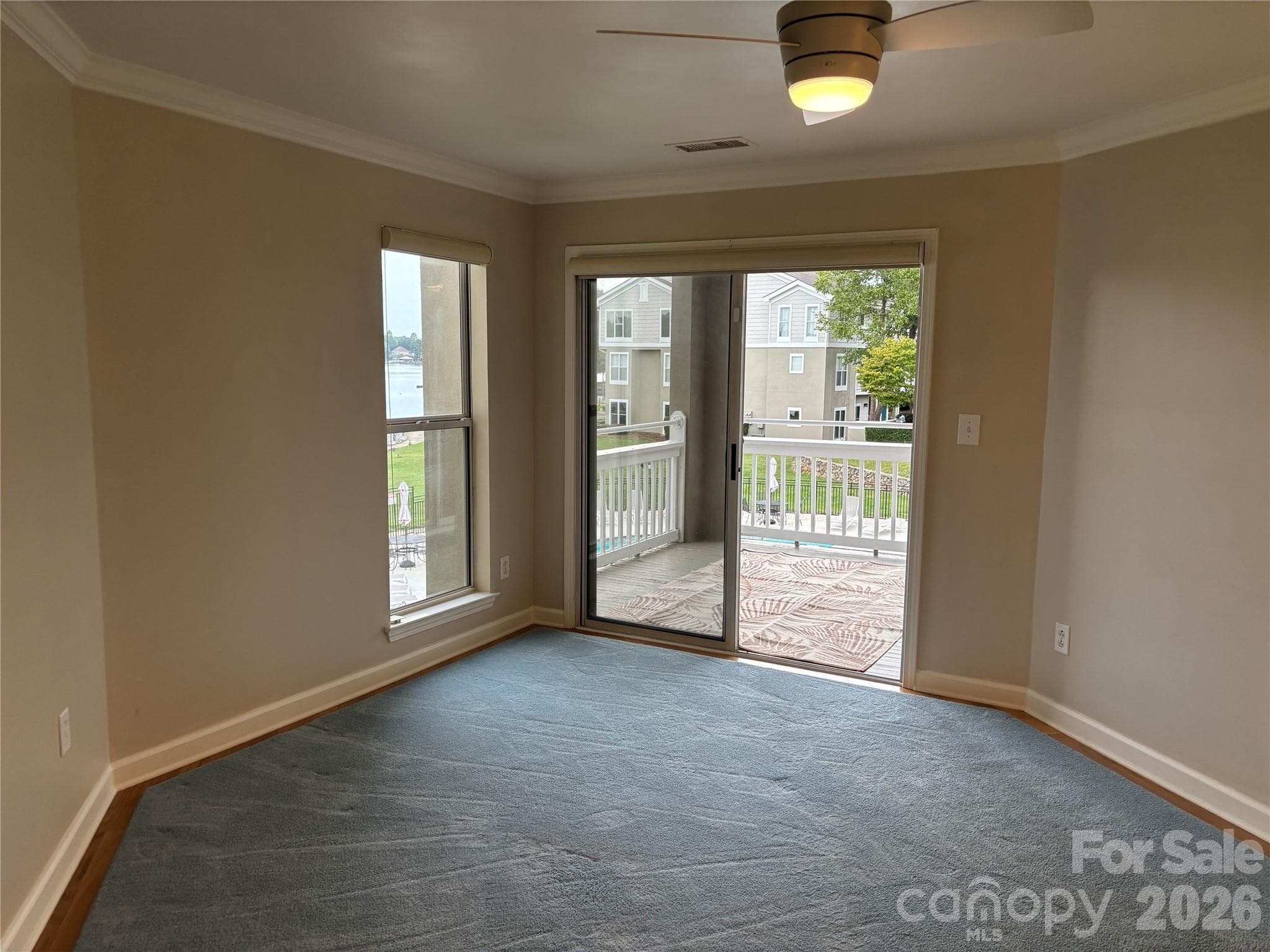 Primary bedroom views of the lake from here. - 1332 Torrence Circle, Davidson